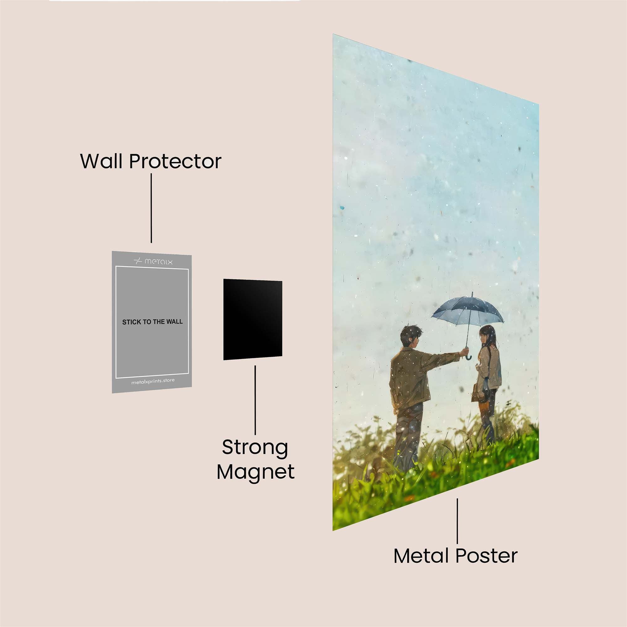Love Whisper Safe Wall Magnetic / M