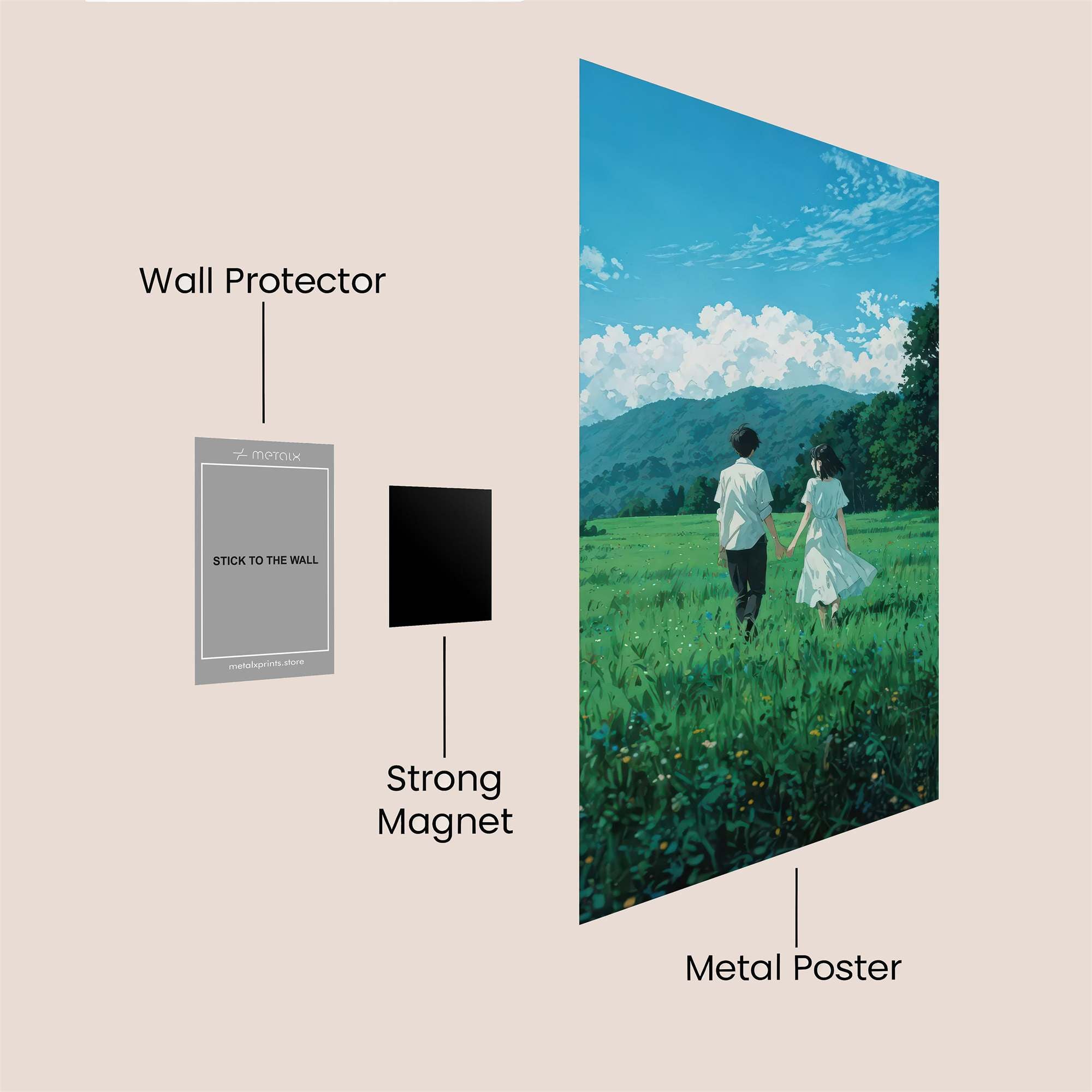 LoveWhisper Safe Wall Magnetic / M