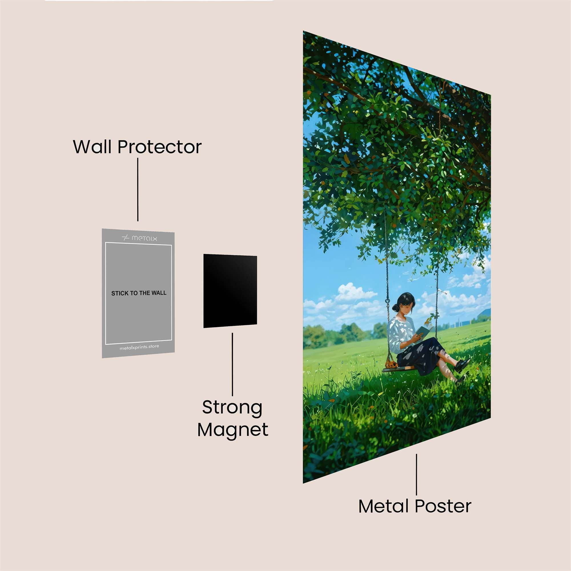 Reader's Serenity Safe Wall Magnetic / M