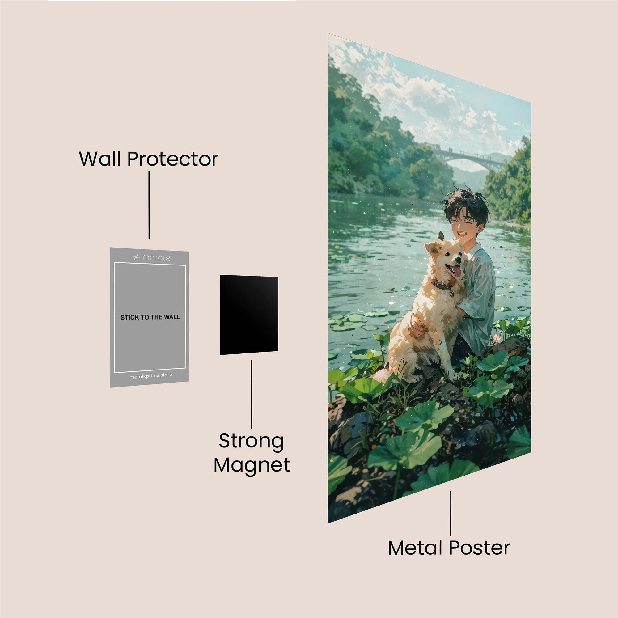 River Serenity Safe Wall Magnetic / M