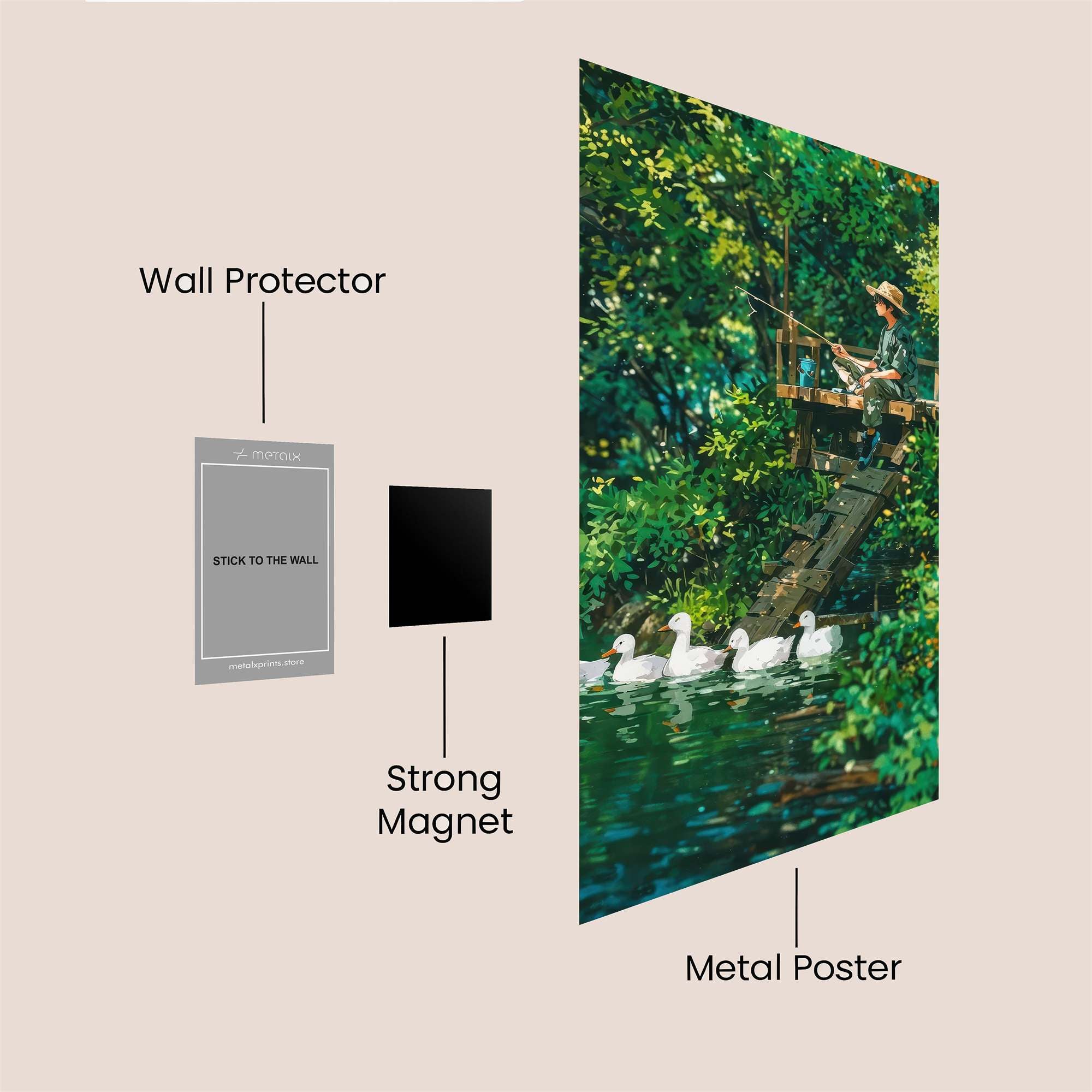 Fisher Serenity Safe Wall Magnetic / M