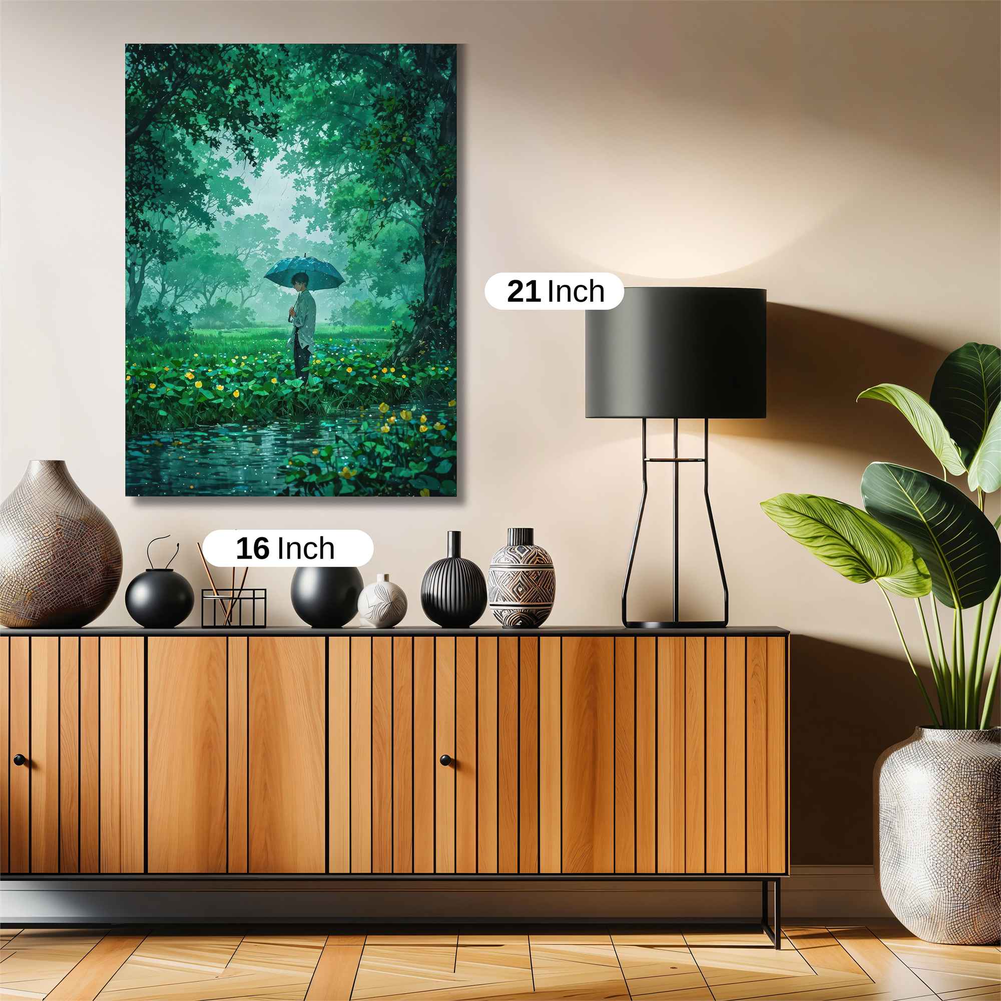 Forest Serenity Safe Wall Magnetic / M