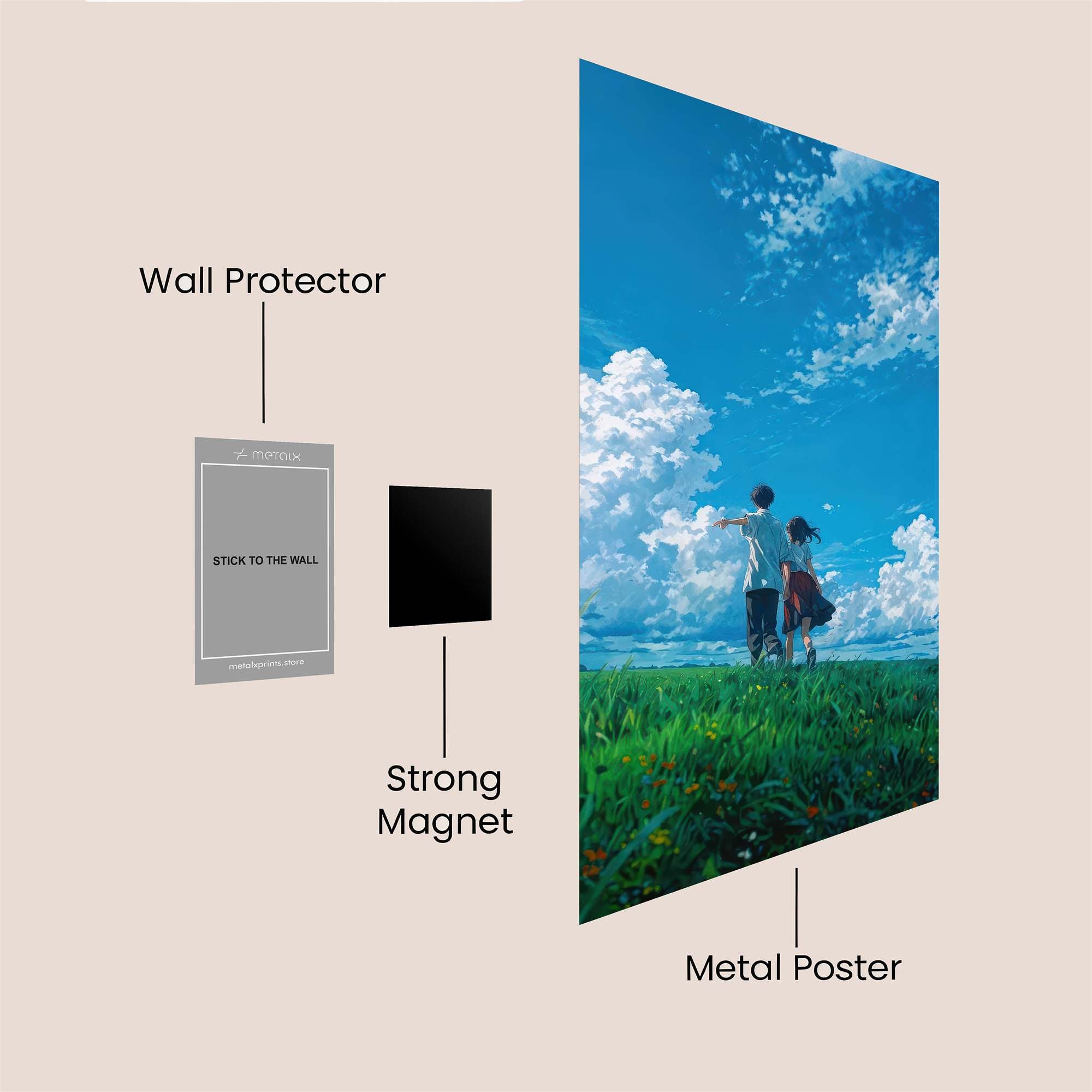 Skyward Dreams Safe Wall Magnetic / M