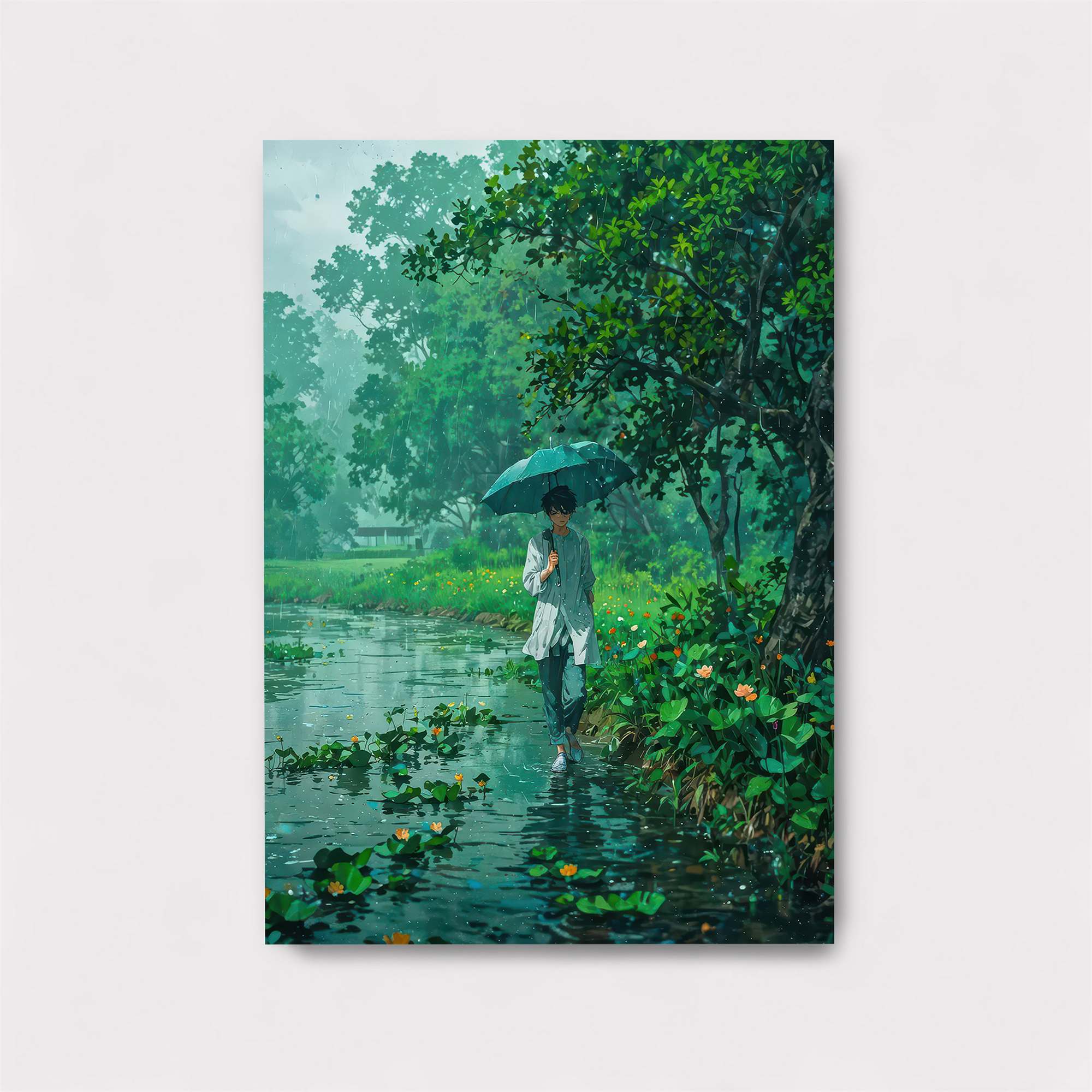 Rainy Serenity Safe Wall Magnetic / M