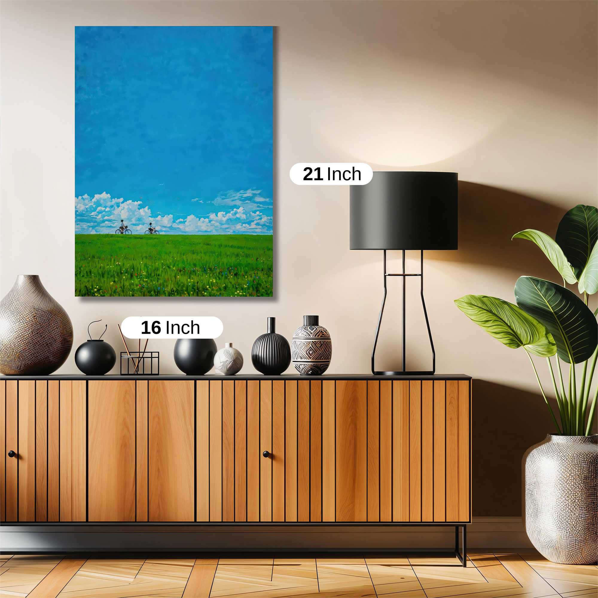 Cyclists Serene Safe Wall Magnetic / M