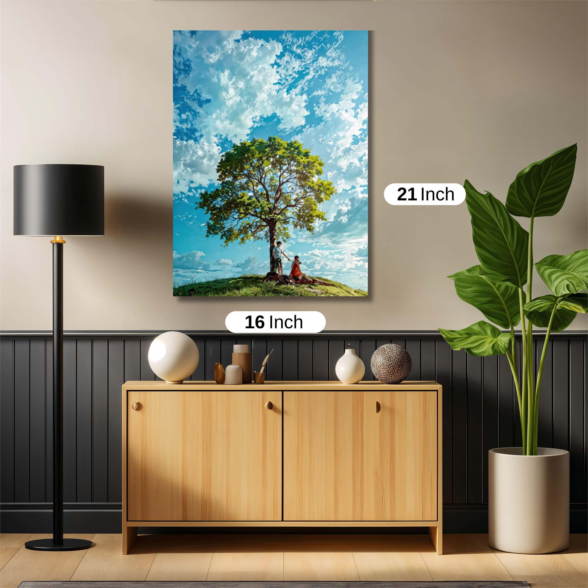 Tree Serenity Safe Wall Magnetic / M