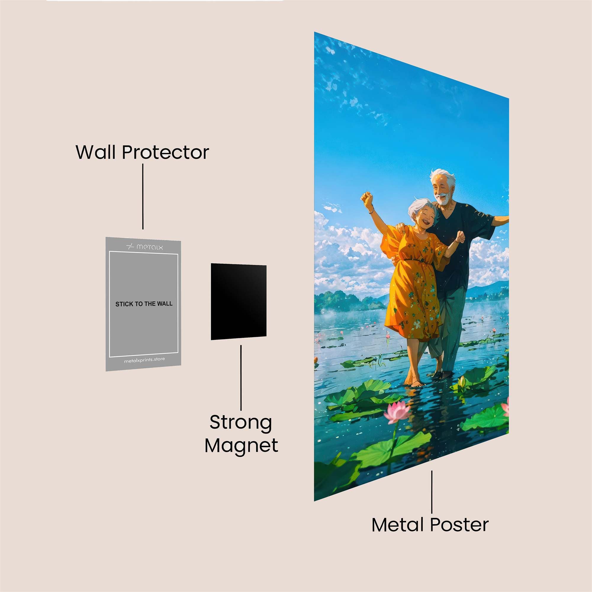 Eternal Bliss Safe Wall Magnetic / M