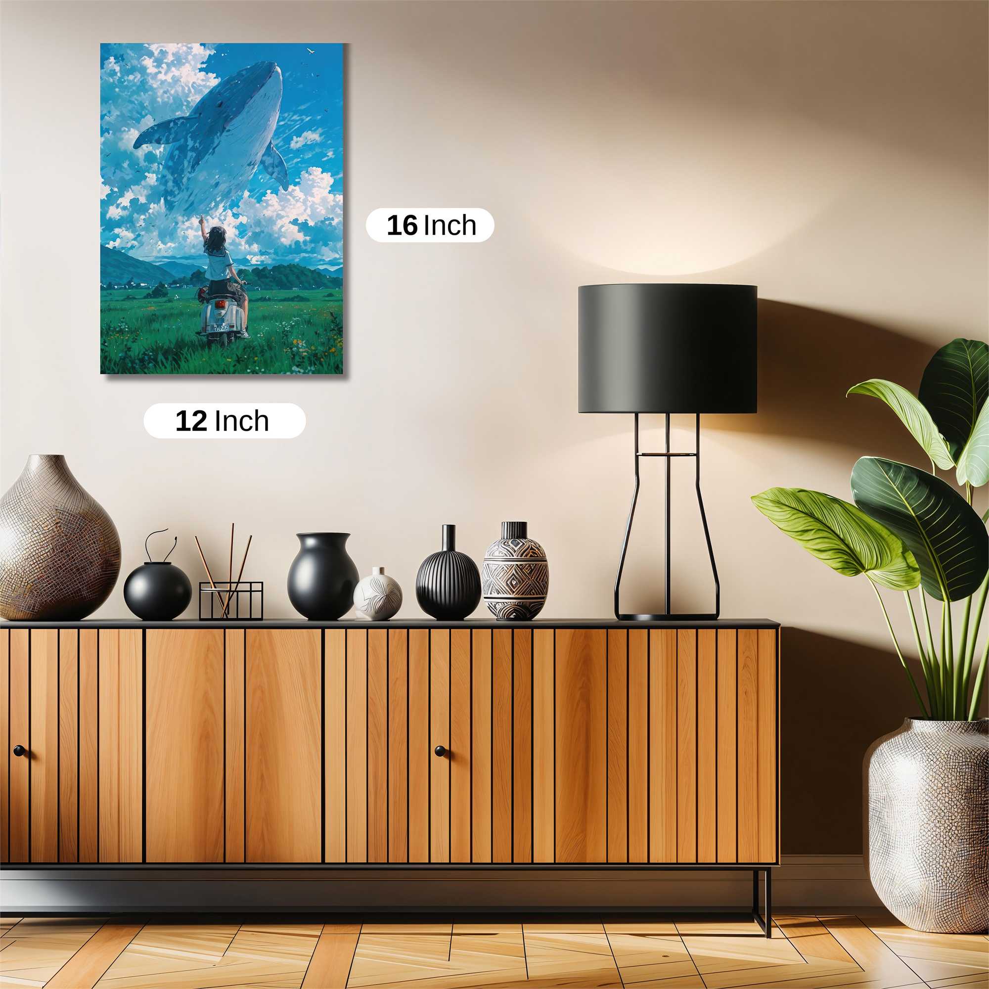 Whale Dream Safe Wall Magnetic / M