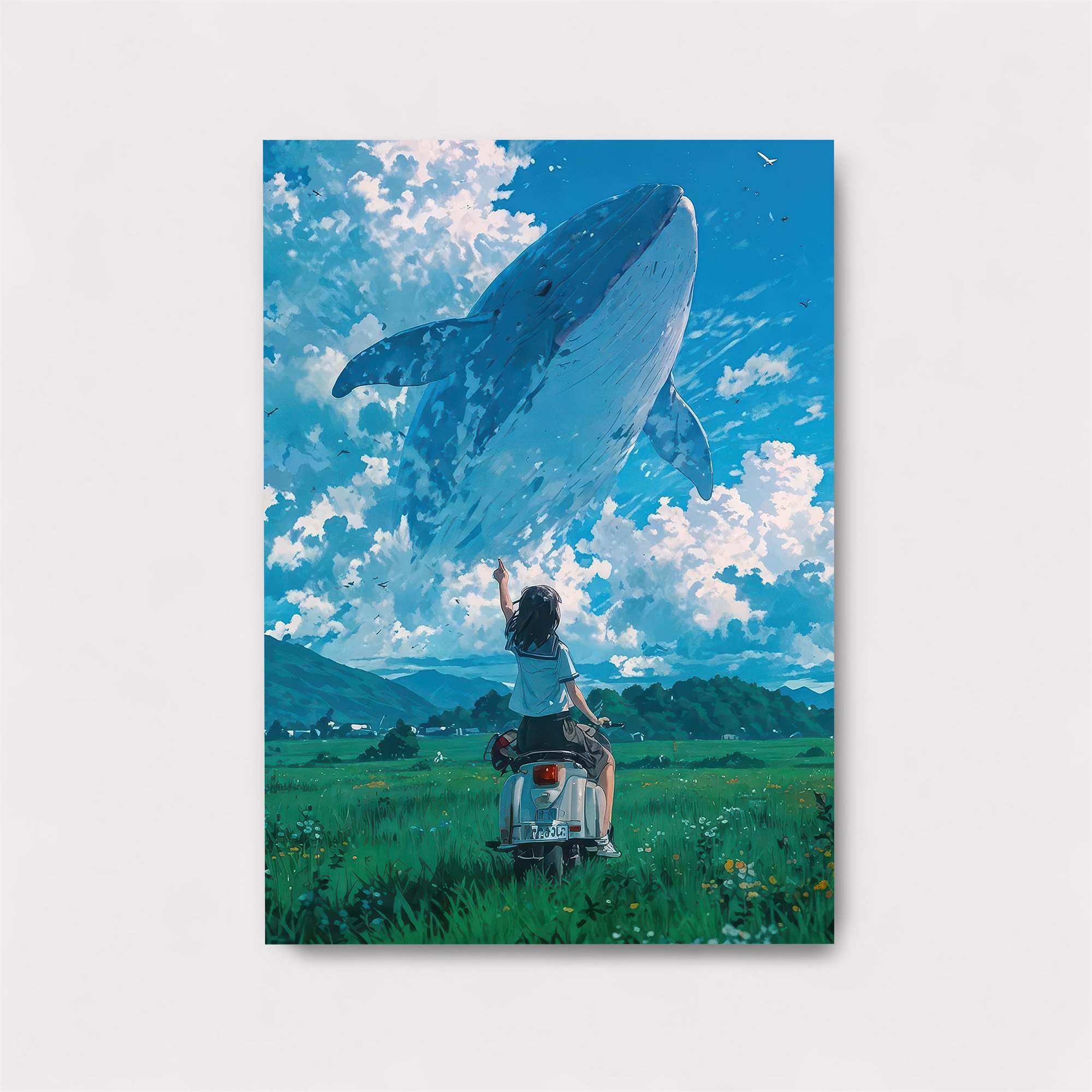 Whale Dream Safe Wall Magnetic / M