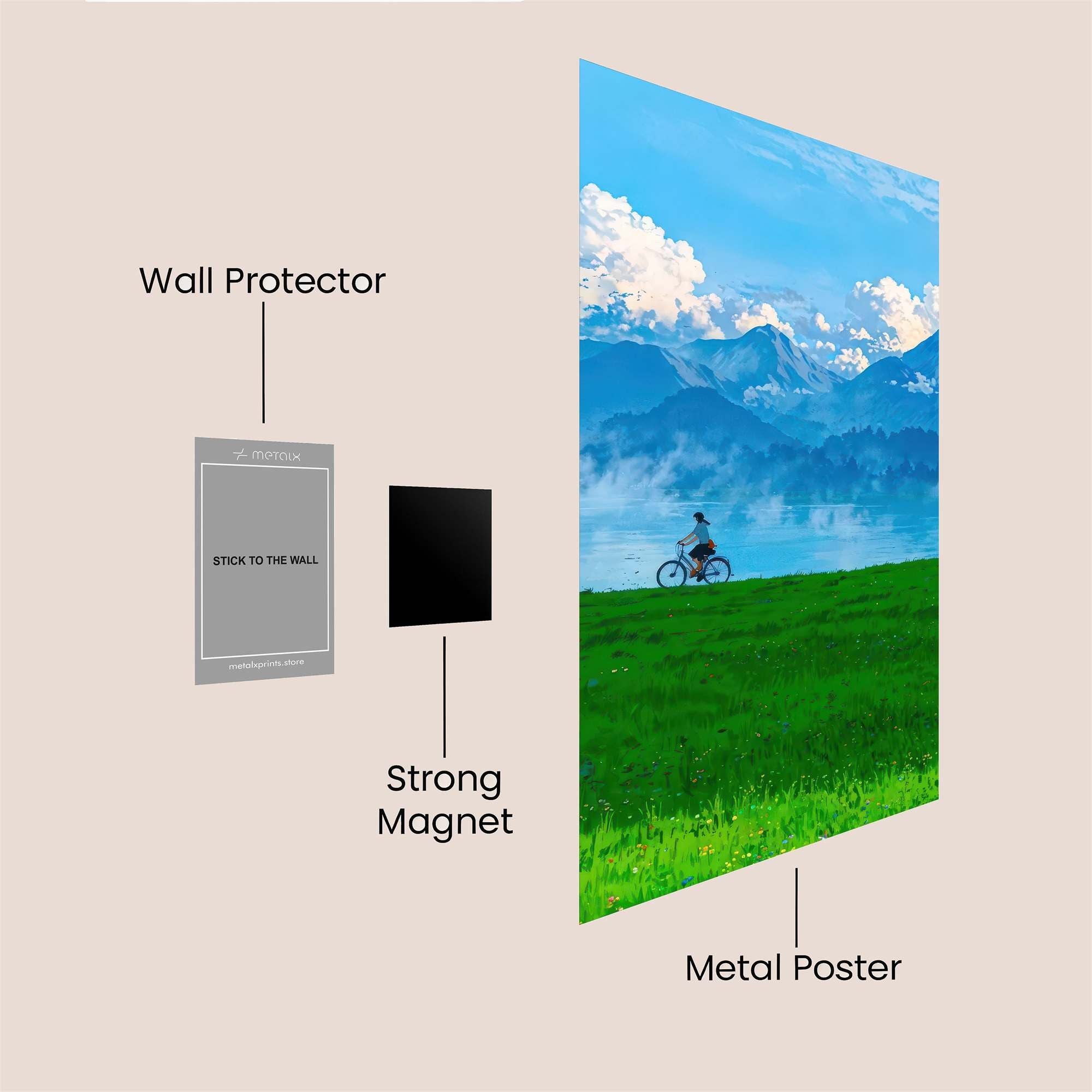 Alpine Bliss Safe Wall Magnetic / M