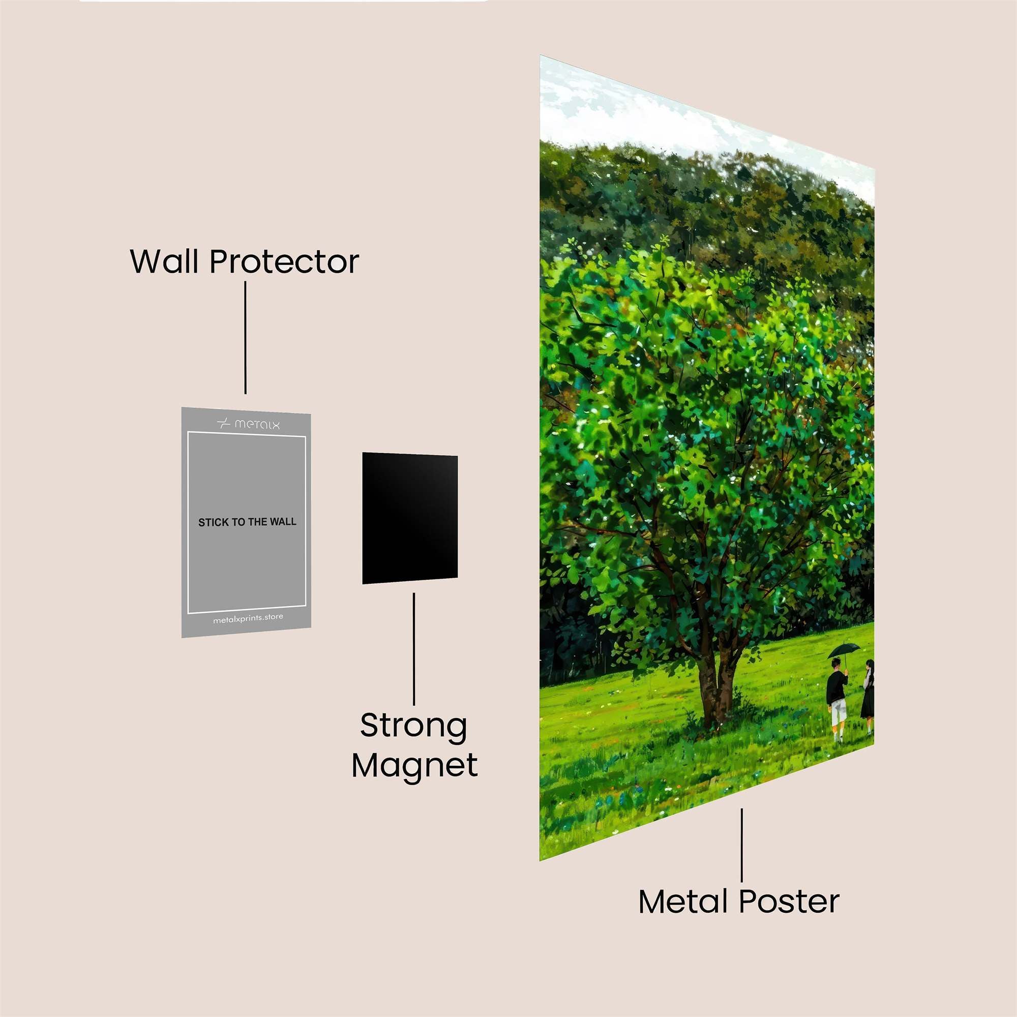 Nature's Serenity Safe Wall Magnetic / M