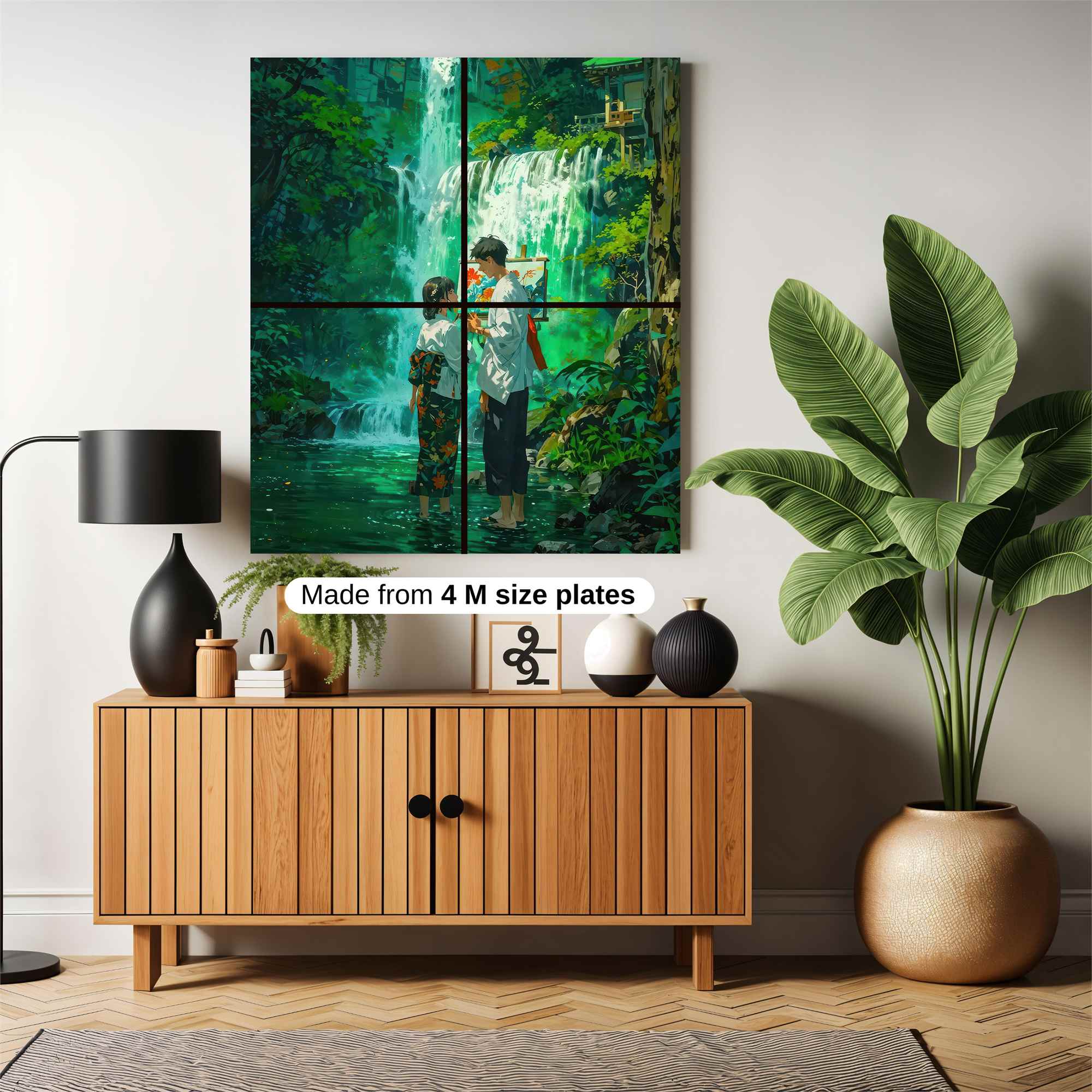 Waterfall Serenity Safe Wall Magnetic / M