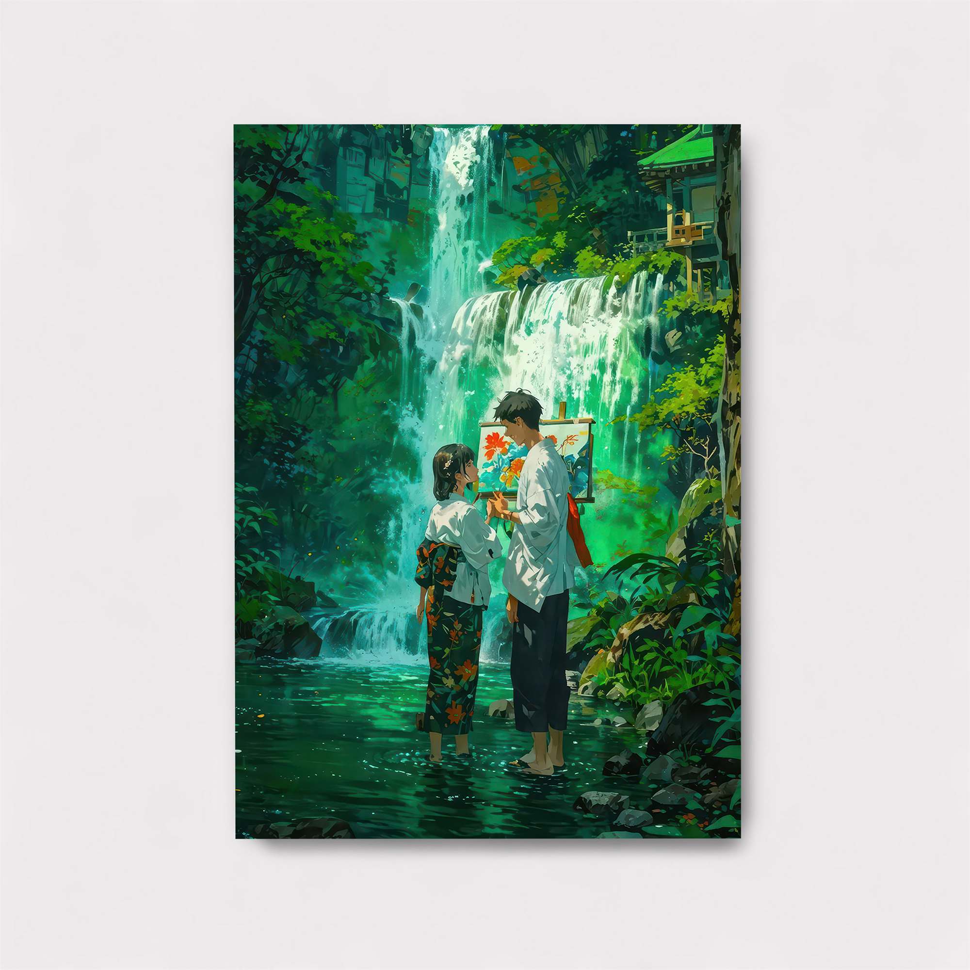 Waterfall Serenity Safe Wall Magnetic / M
