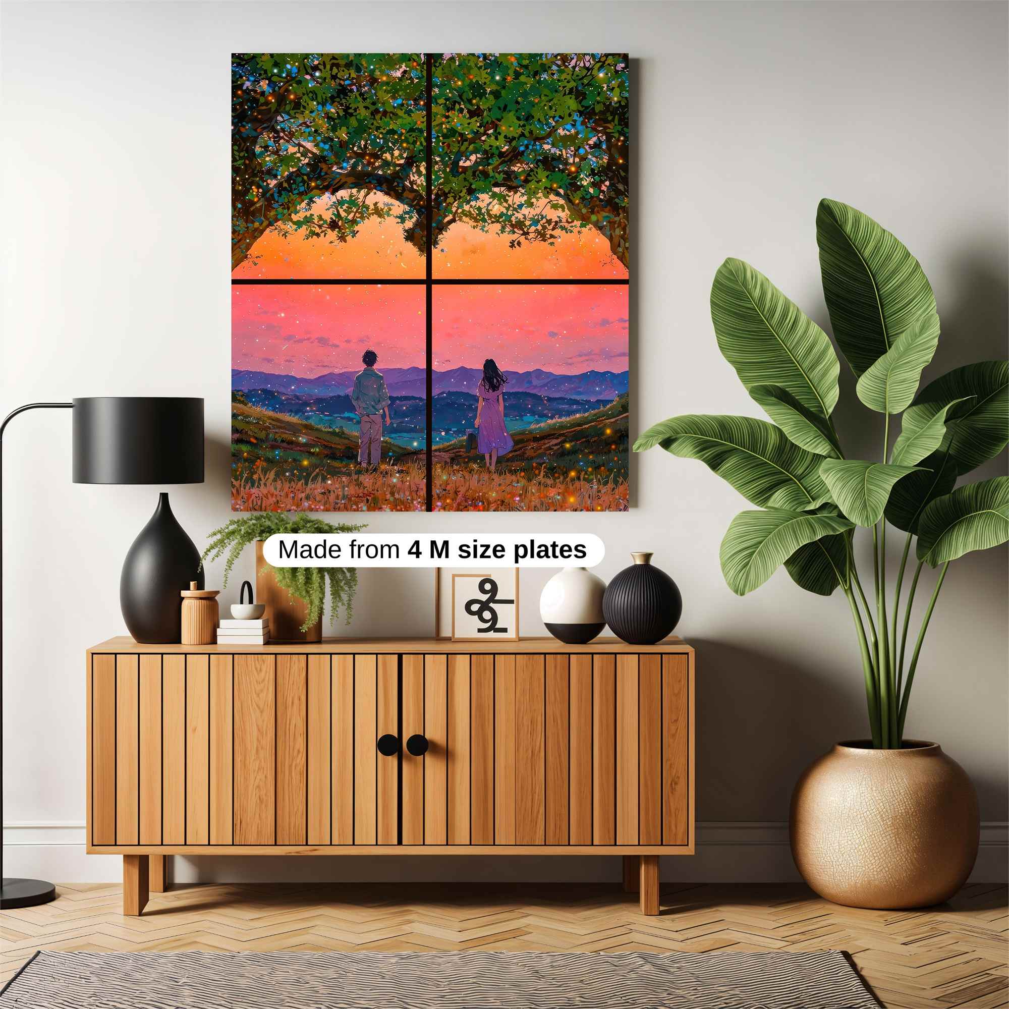 Sunset Serenity Safe Wall Magnetic / M
