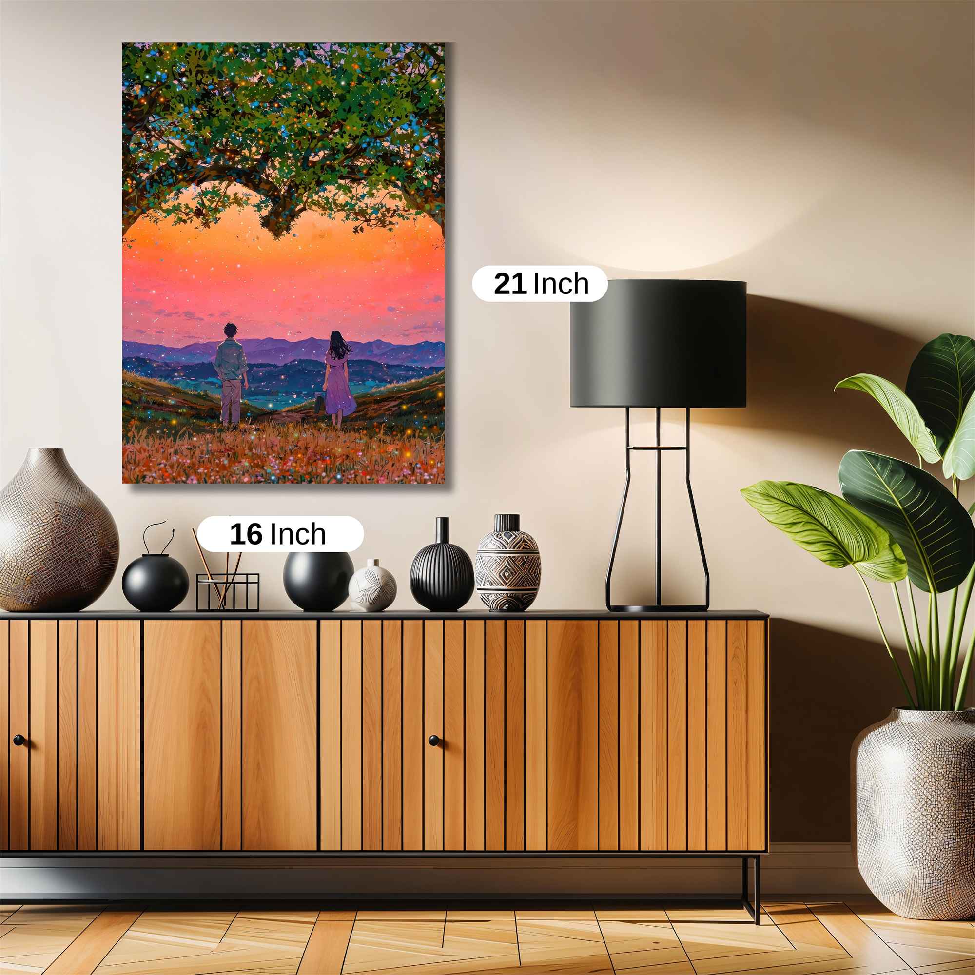 Sunset Serenity Safe Wall Magnetic / M
