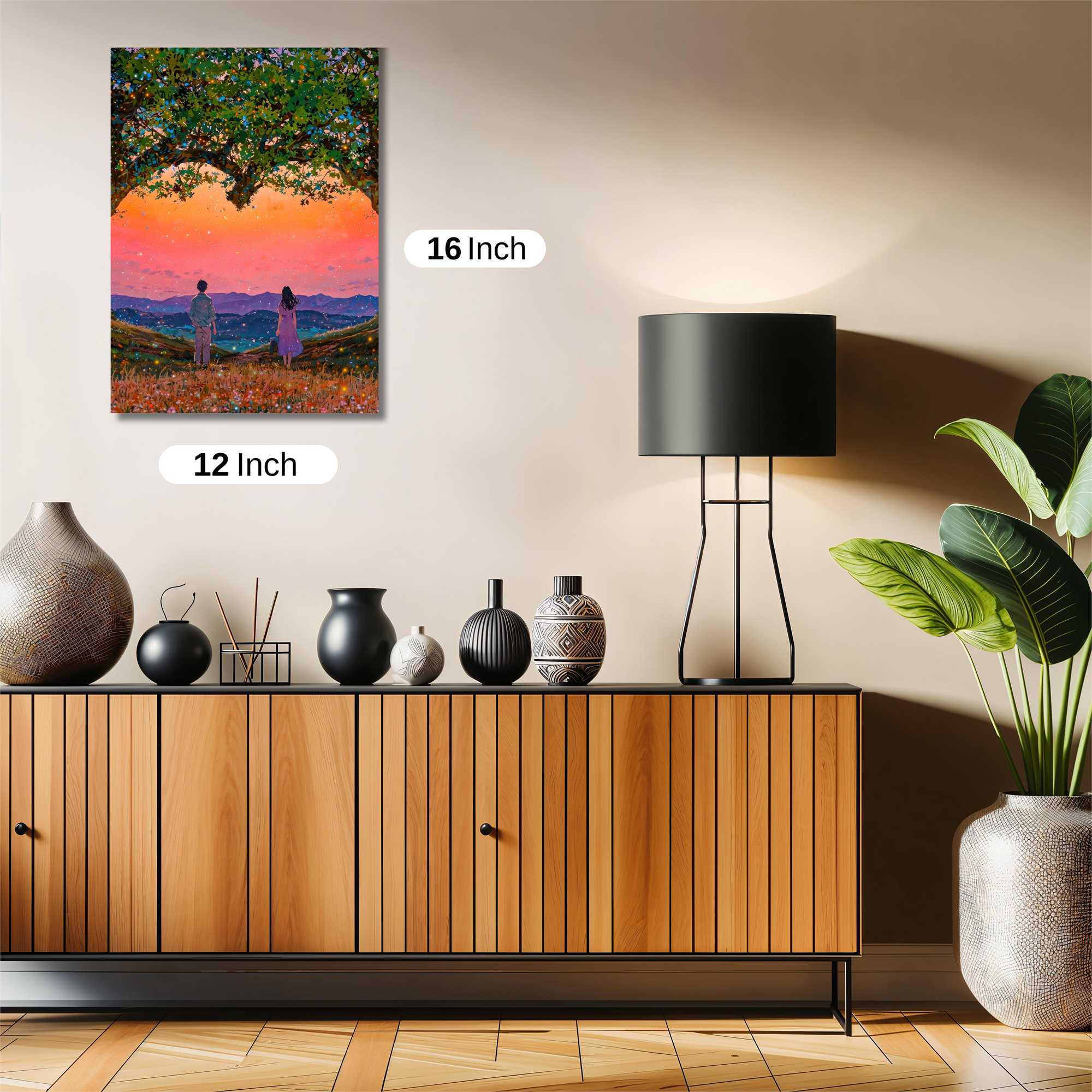 Sunset Serenity Safe Wall Magnetic / M