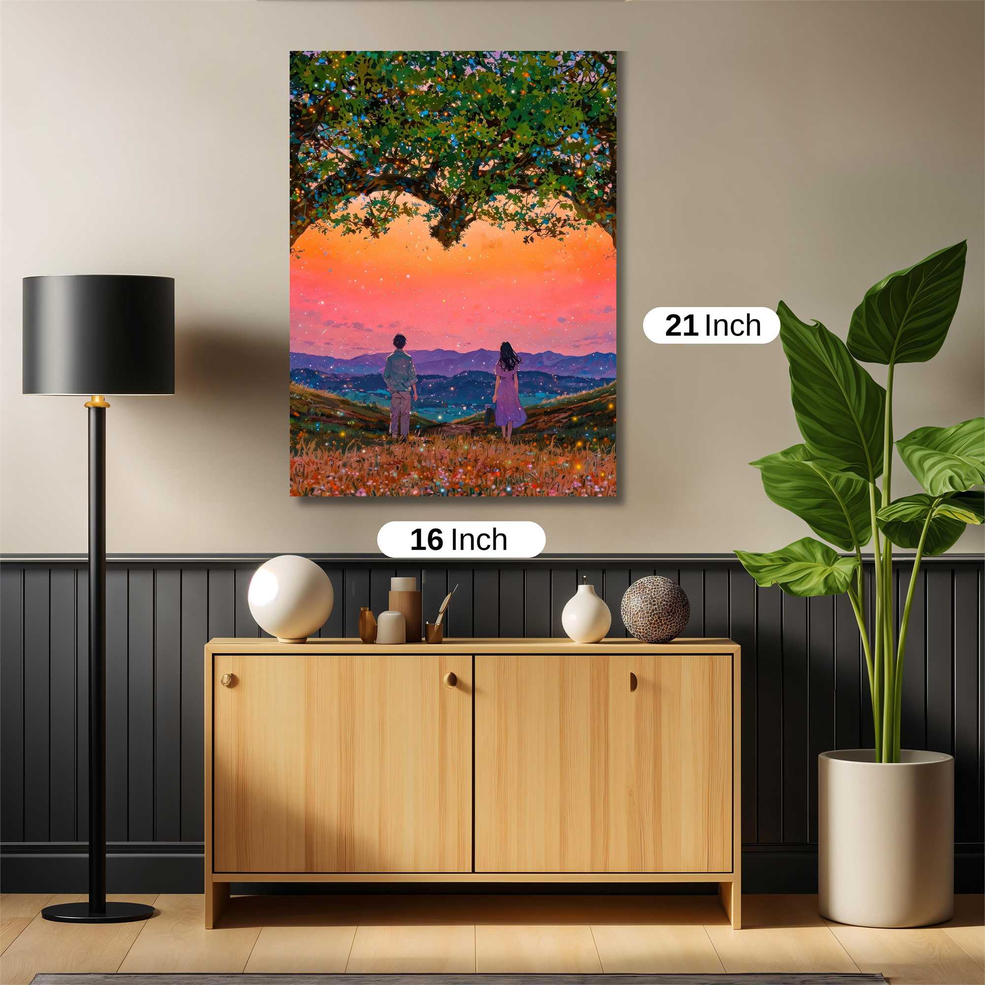 Sunset Serenity Safe Wall Magnetic / M