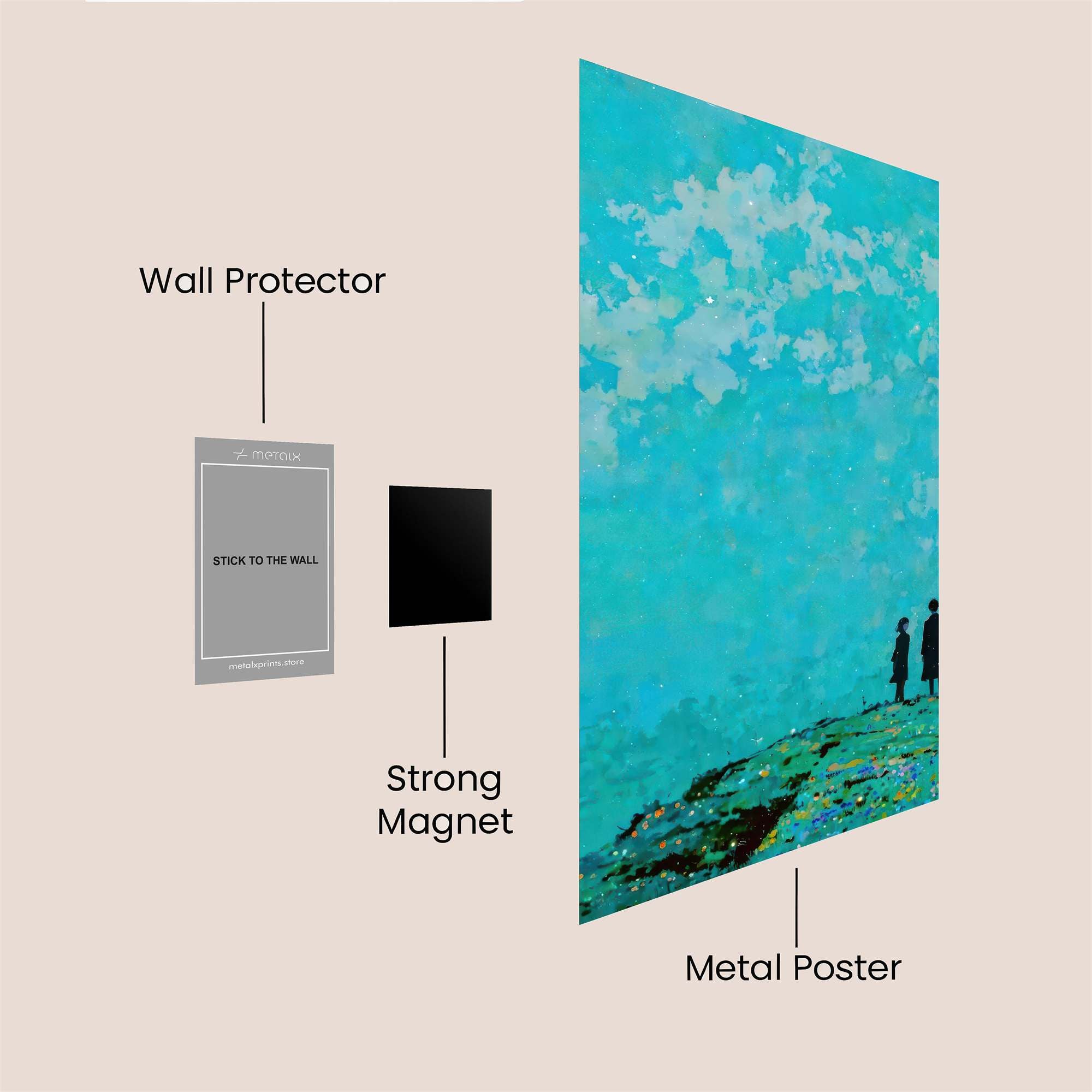 Starry Serenity Safe Wall Magnetic / M