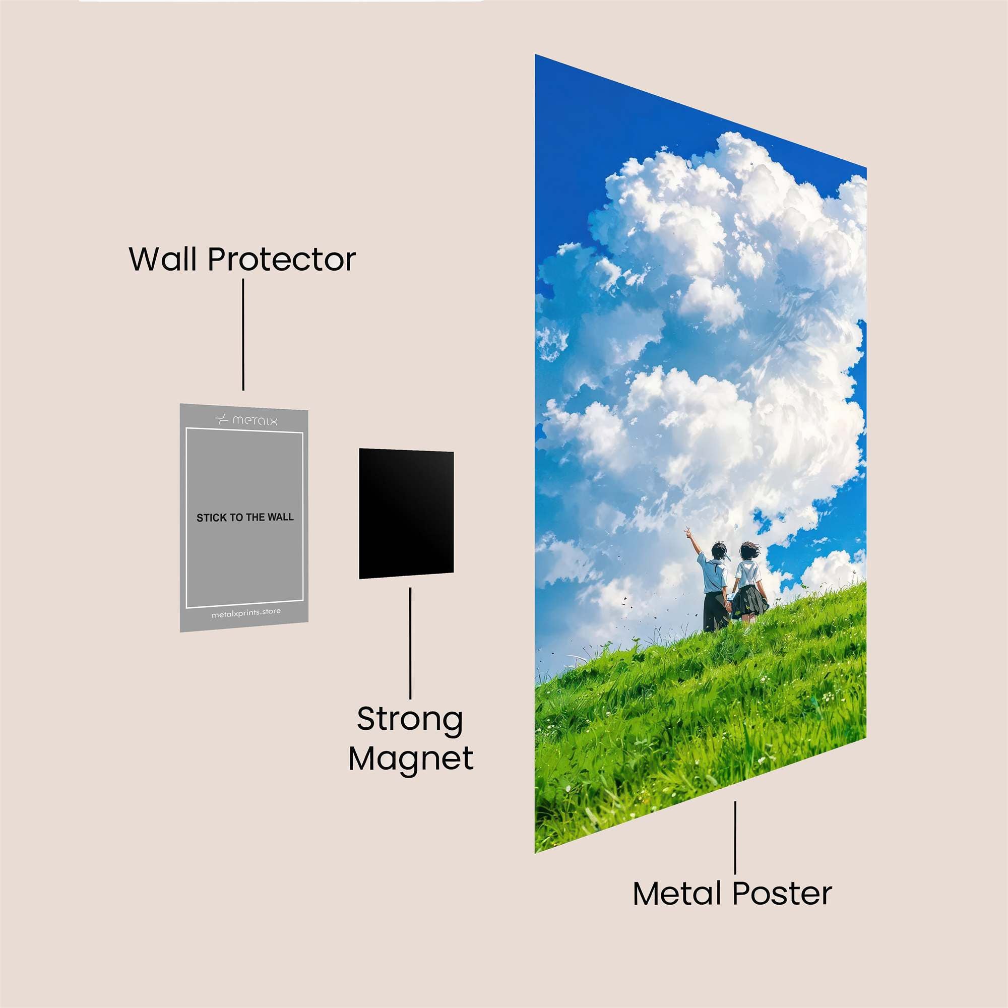 CloudGaze Safe Wall Magnetic / M