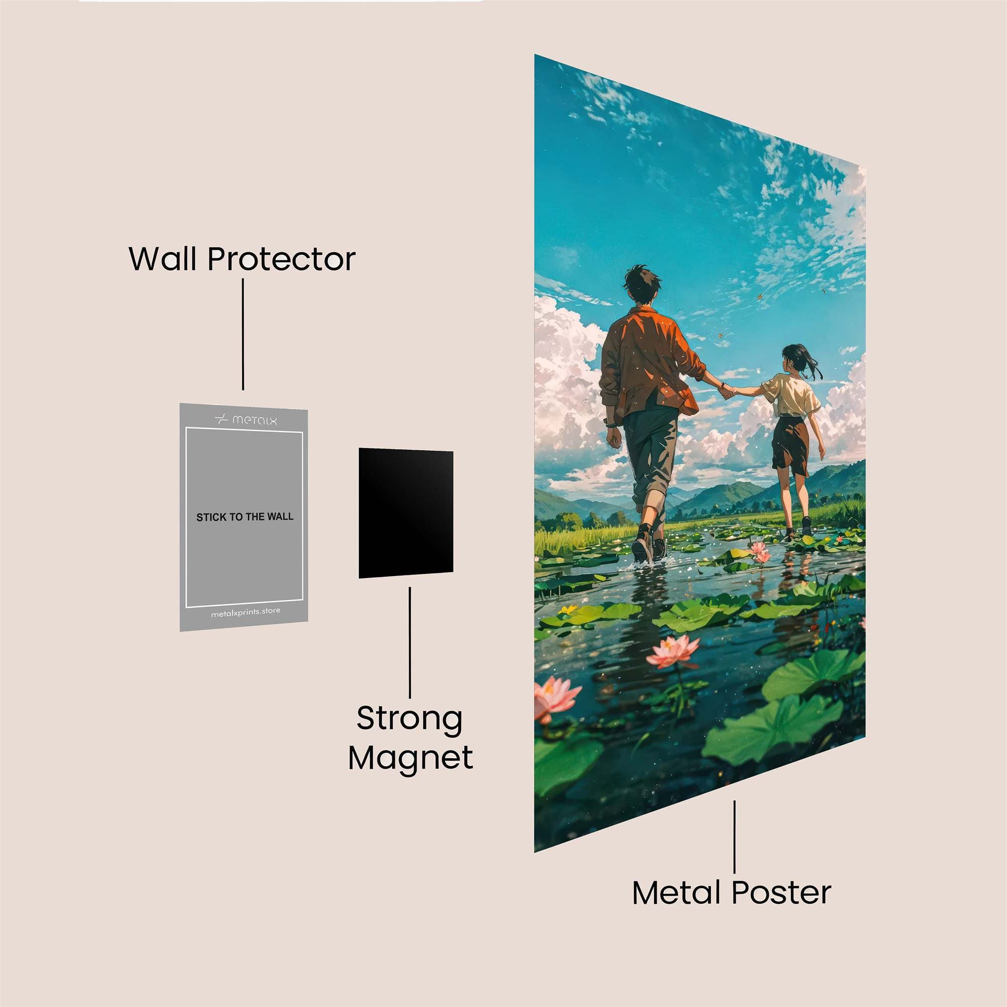 Love Serene Safe Wall Magnetic / M