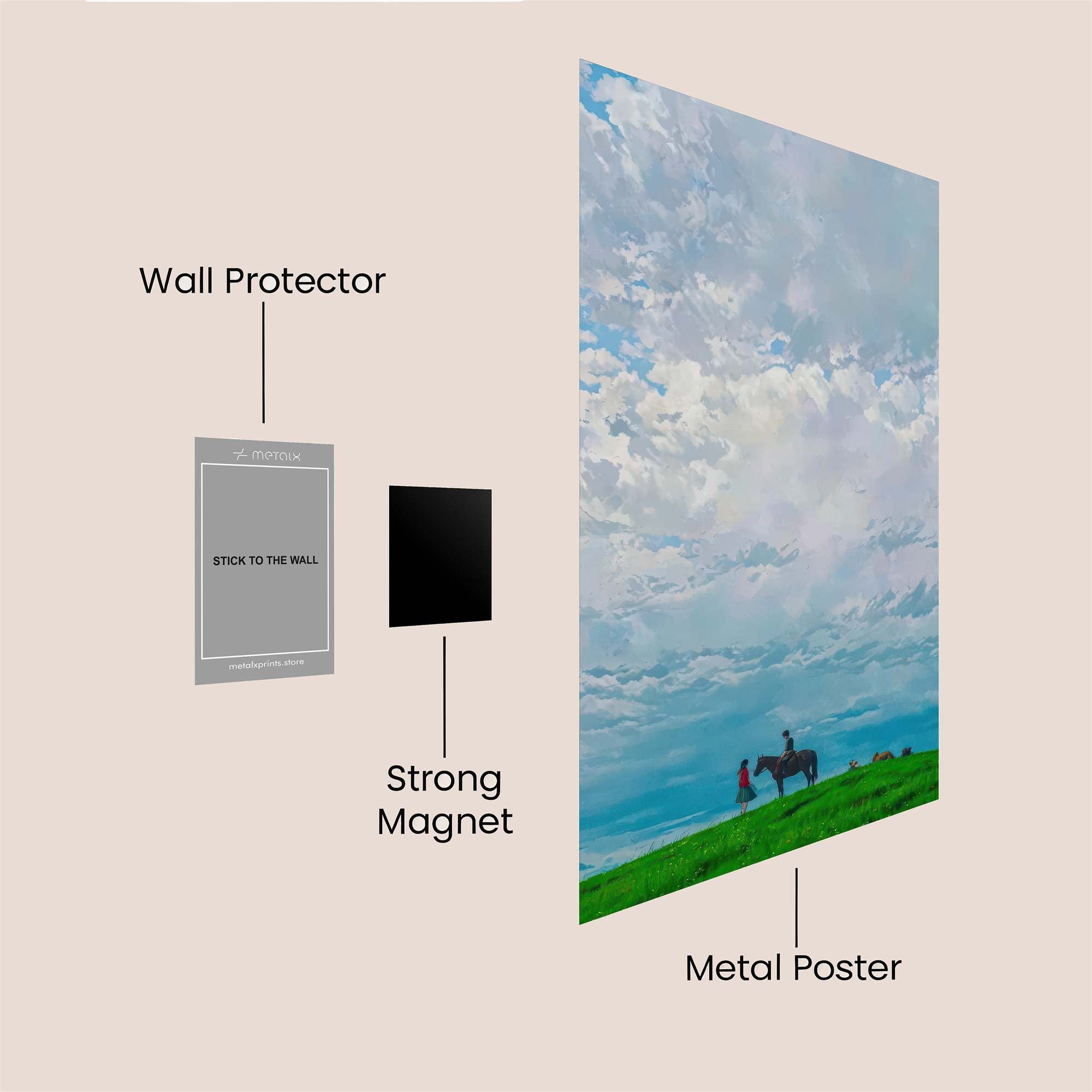 Skyward Dream Safe Wall Magnetic / M