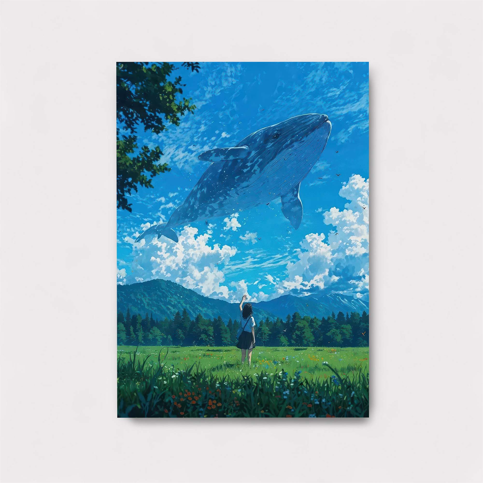 Whale Dream Safe Wall Magnetic / M