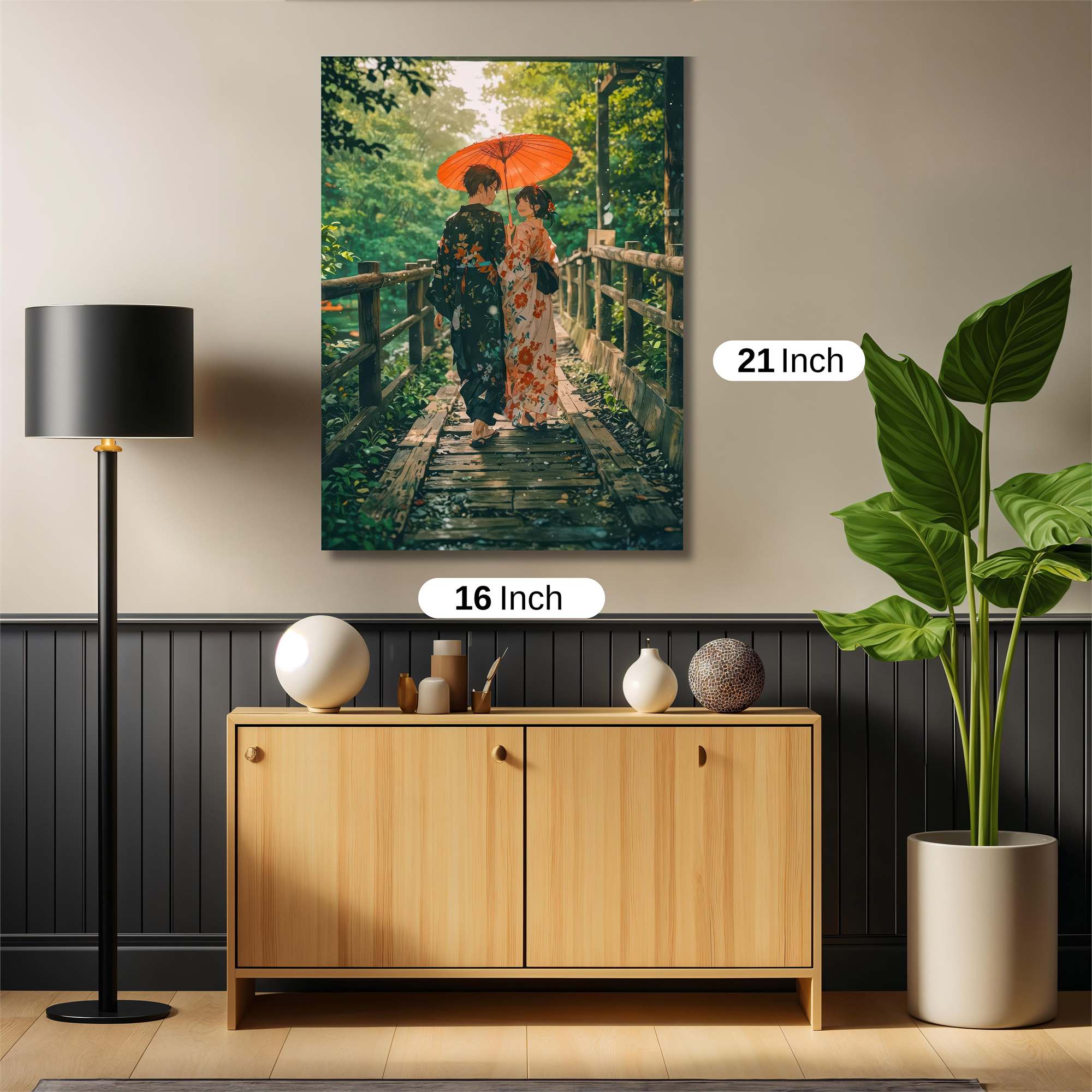 Kimono Serenity Safe Wall Magnetic / M