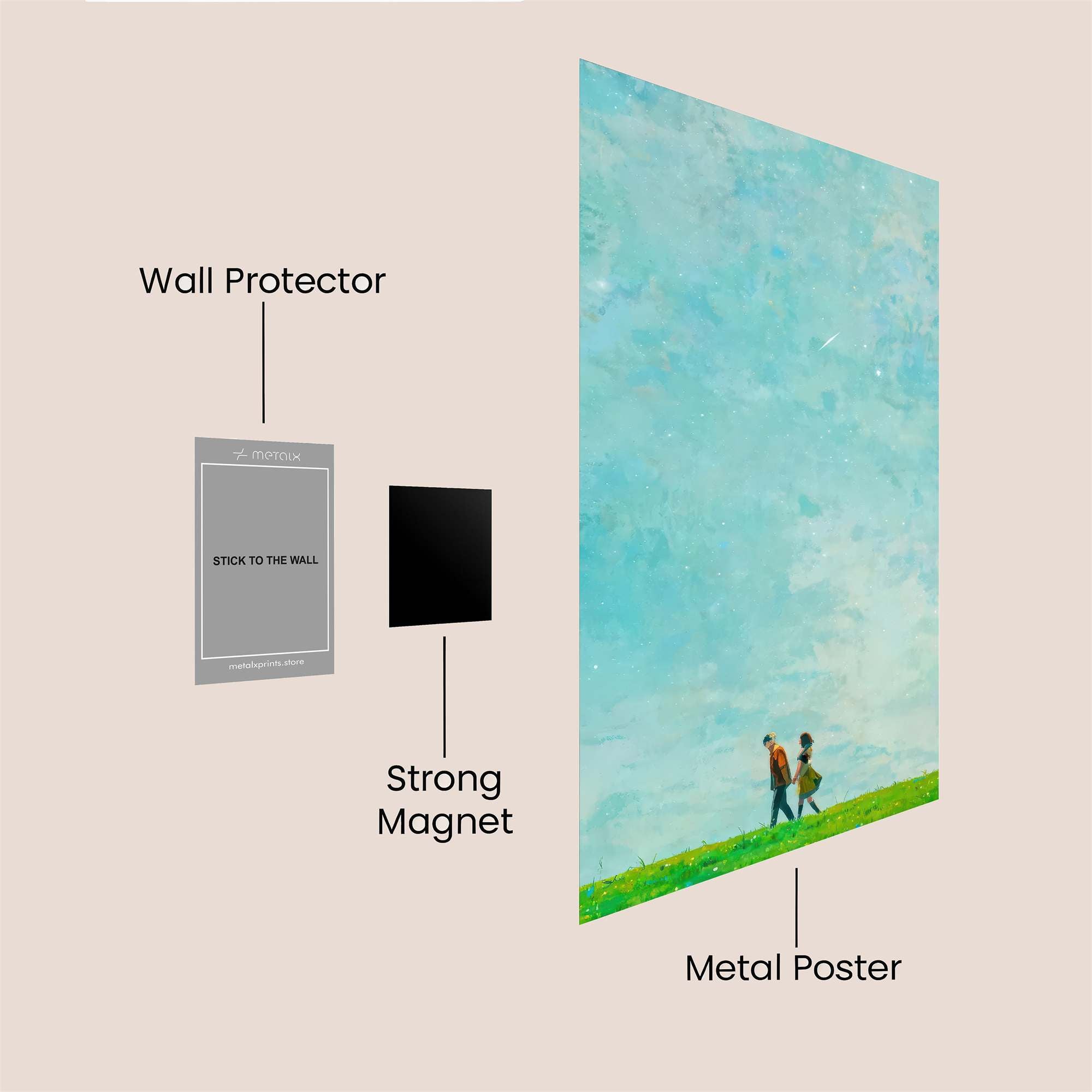 Love Serene Safe Wall Magnetic / M