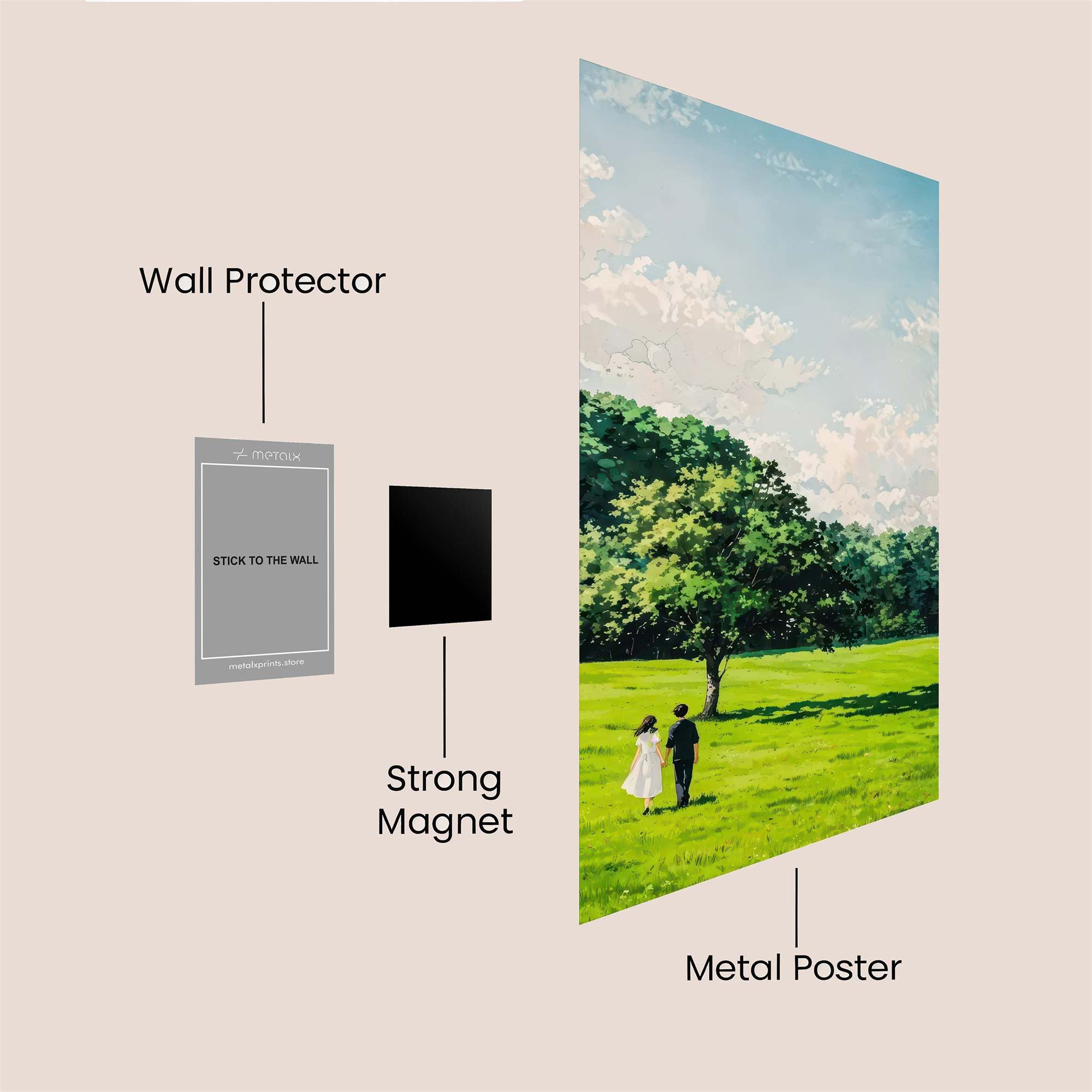 Love Whisper Safe Wall Magnetic / M