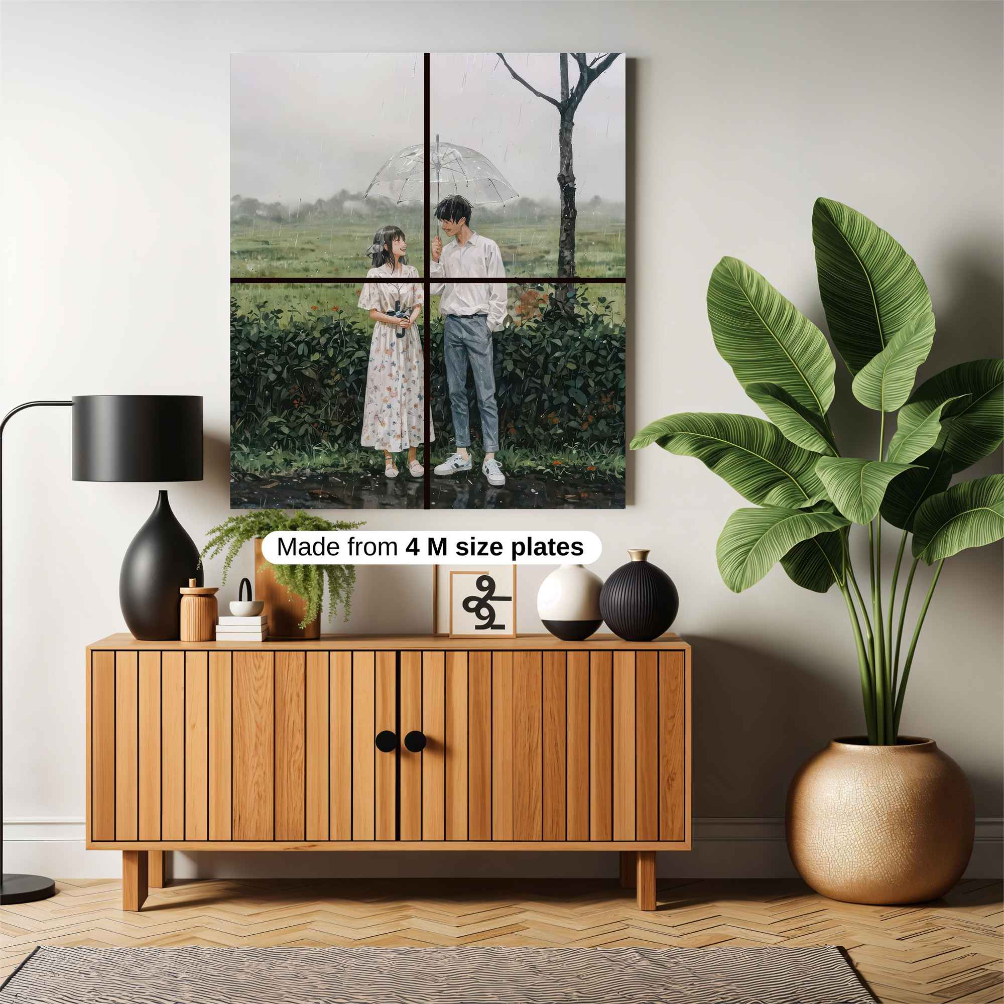 Rainy Romance Safe Wall Magnetic / M