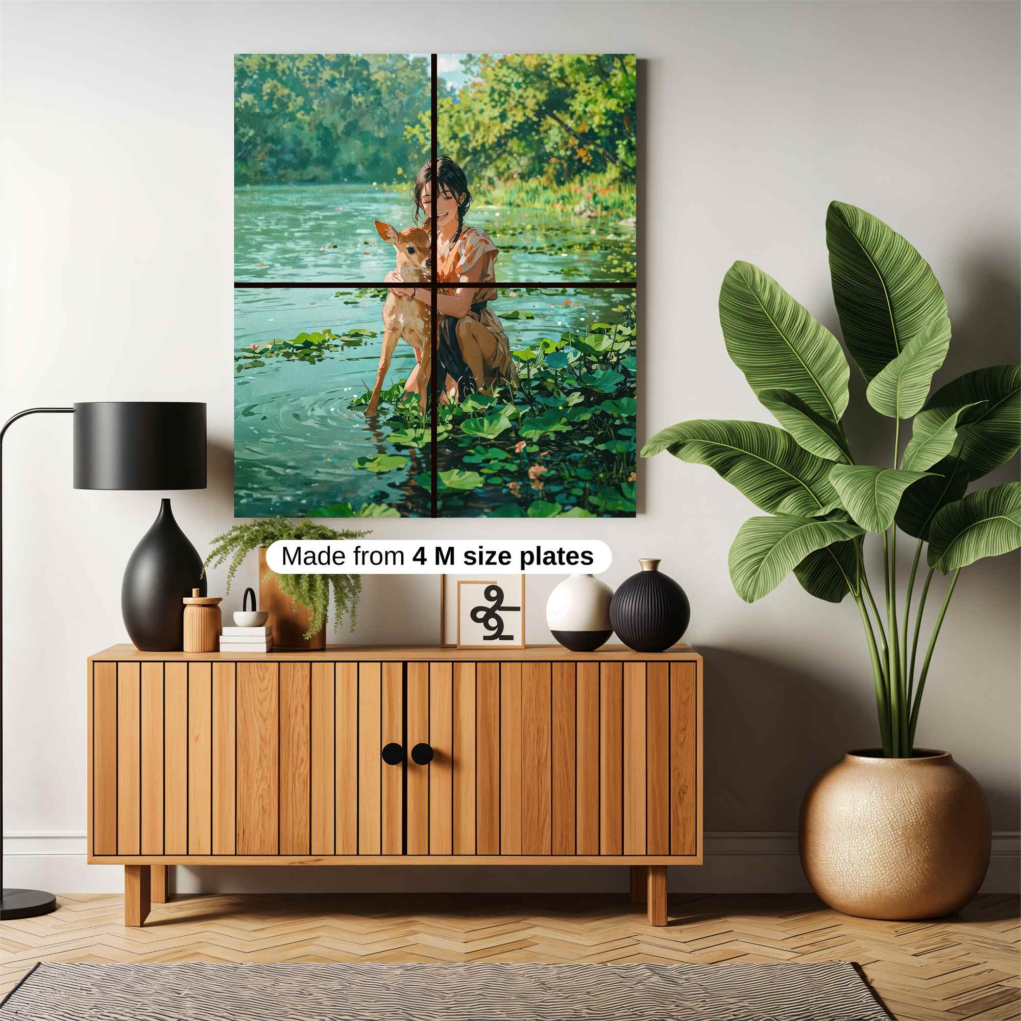 Deer Serenity Safe Wall Magnetic / M