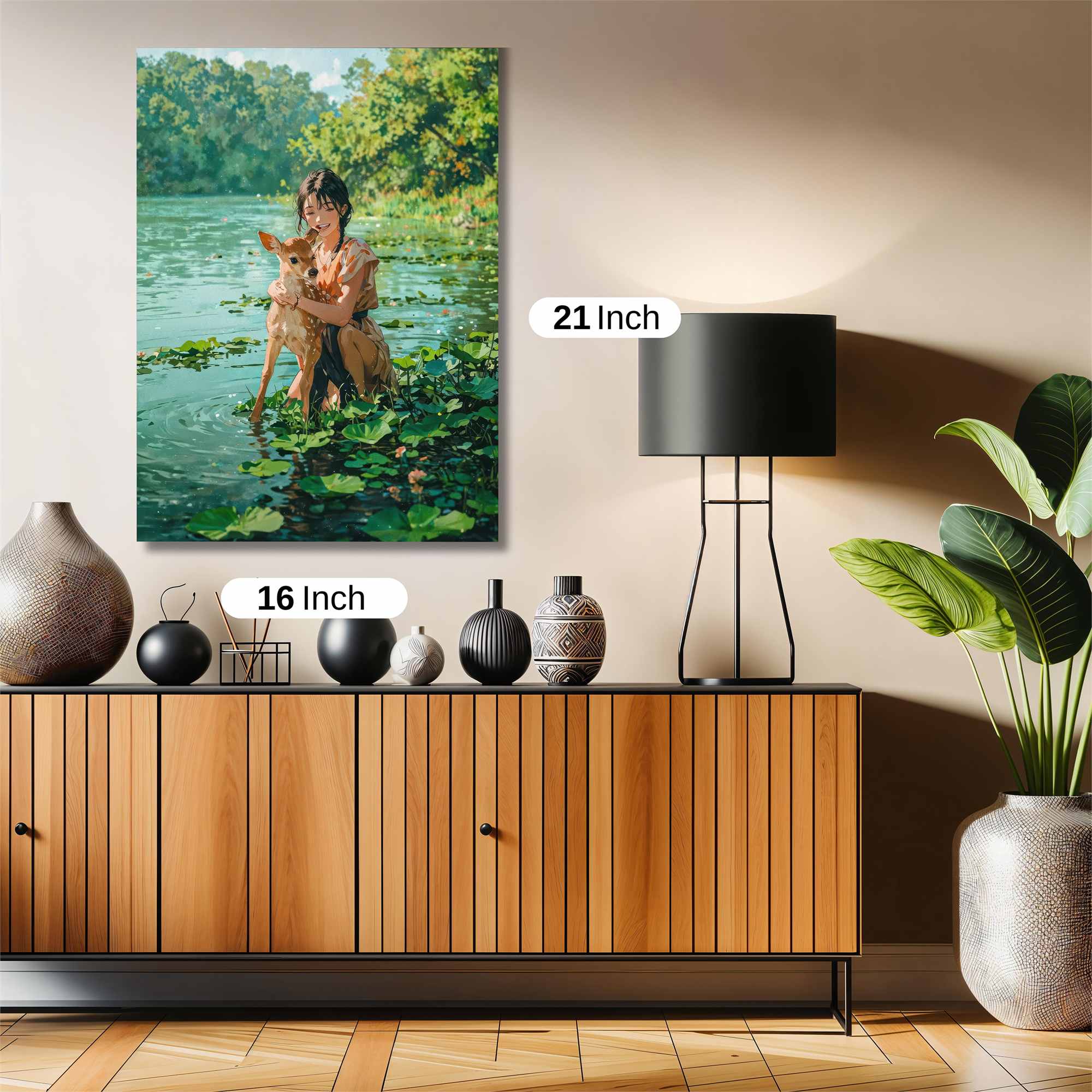 Deer Serenity Safe Wall Magnetic / M