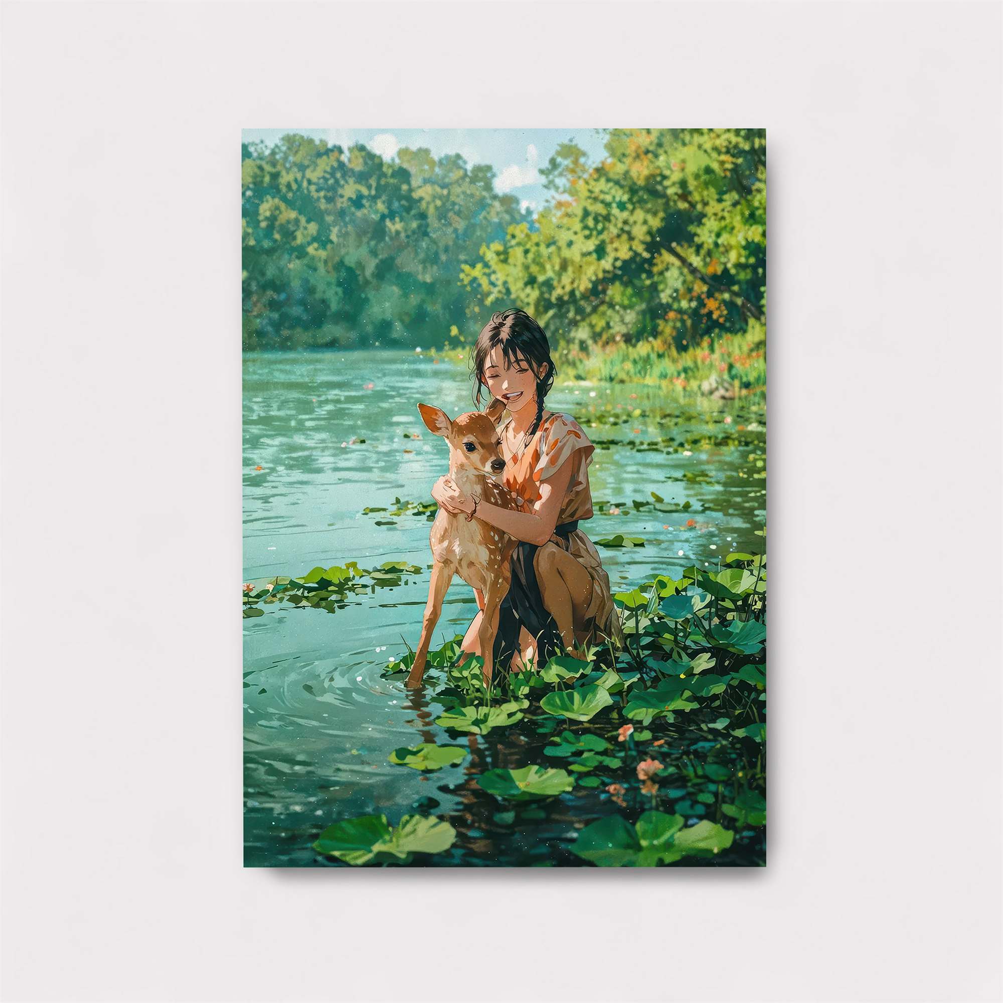 Deer Serenity Safe Wall Magnetic / M