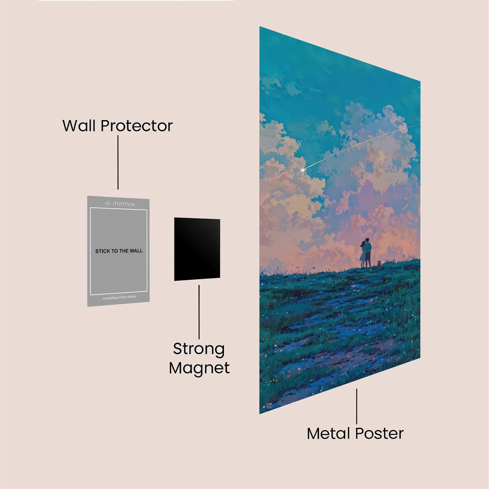 Love Whisper Safe Wall Magnetic / M
