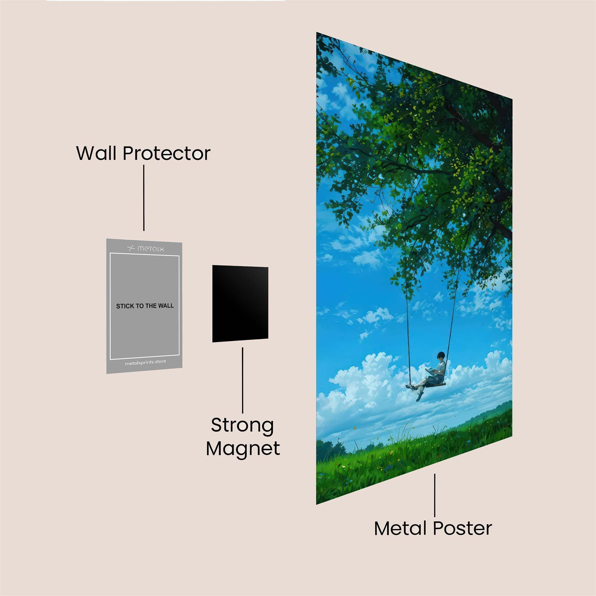 Swing Serenity Safe Wall Magnetic / M