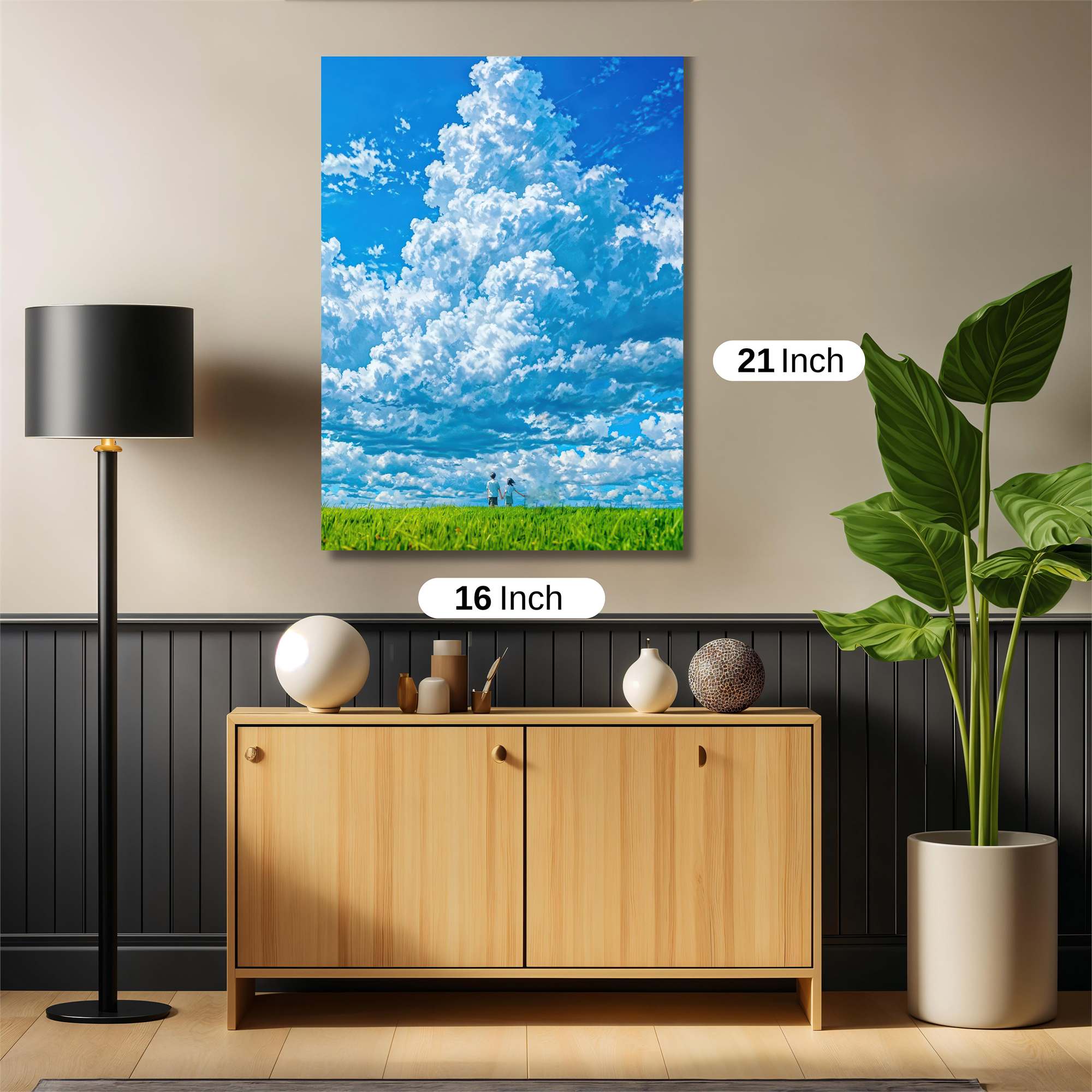 Clouds Whisper Safe Wall Magnetic / M
