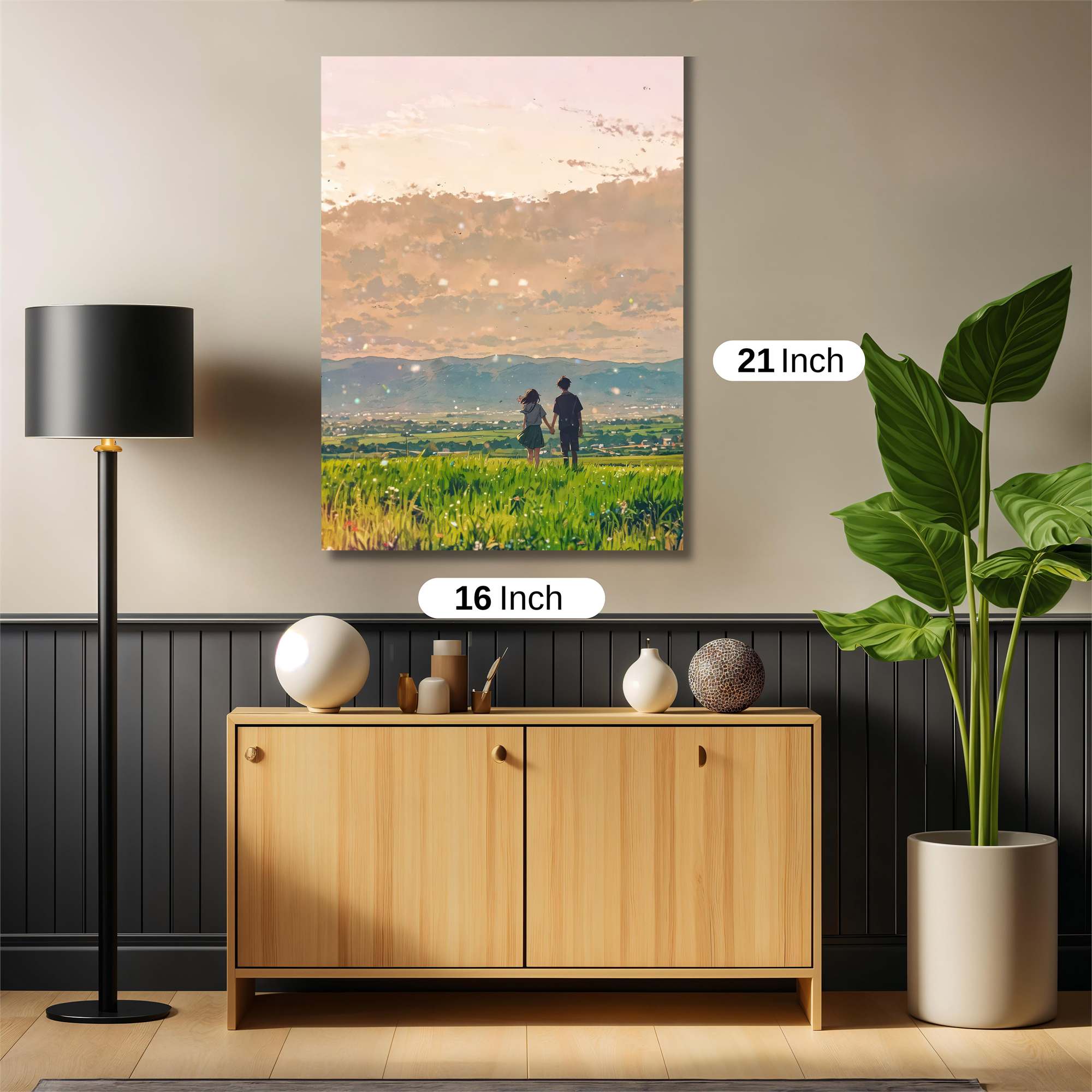 Sunset Serenity Safe Wall Magnetic / M