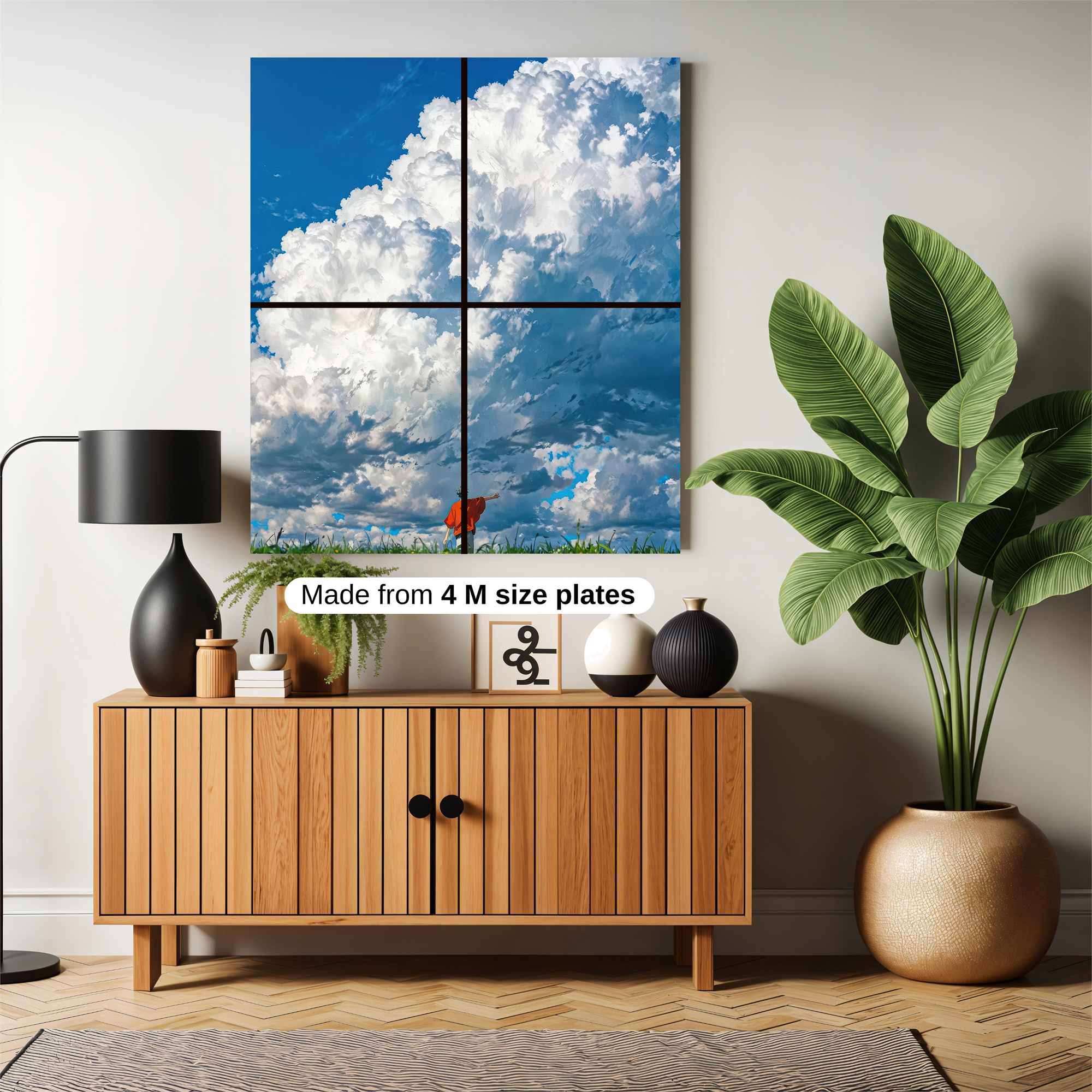 Clouds Serenity Safe Wall Magnetic / M
