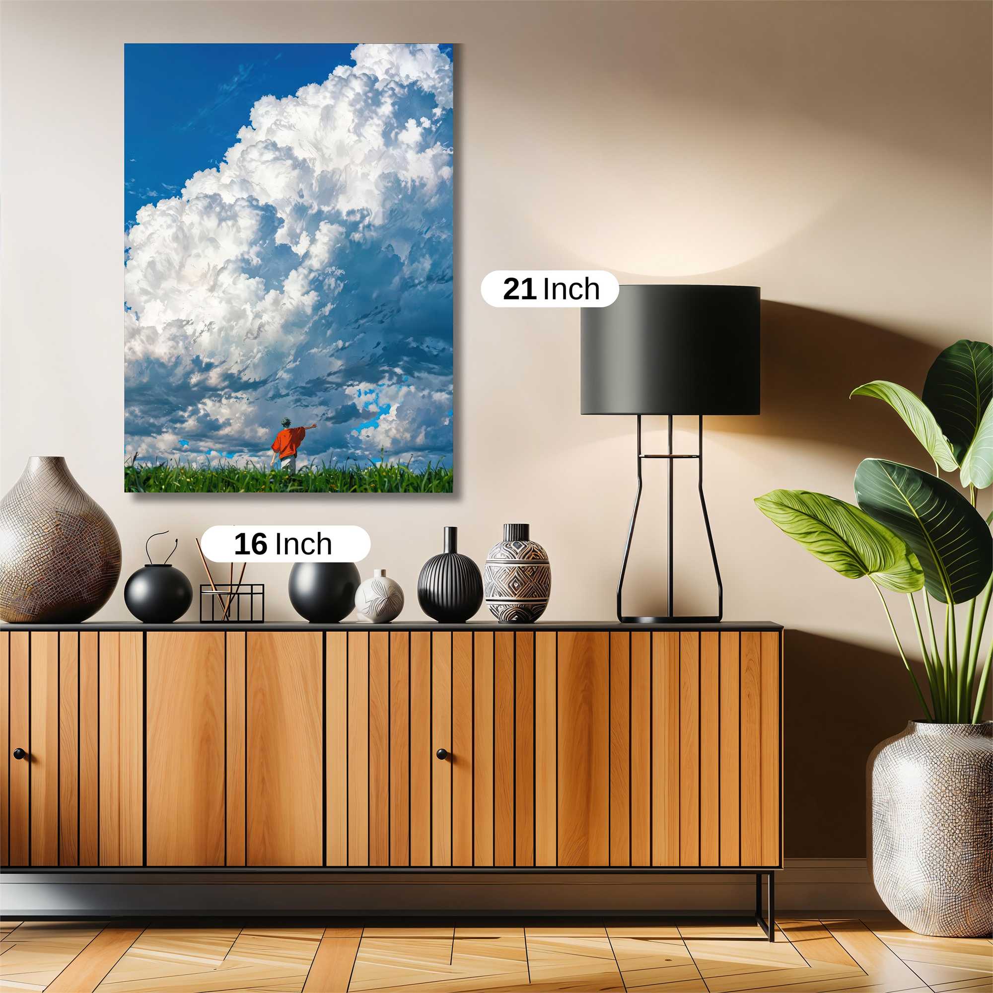Clouds Serenity Safe Wall Magnetic / M