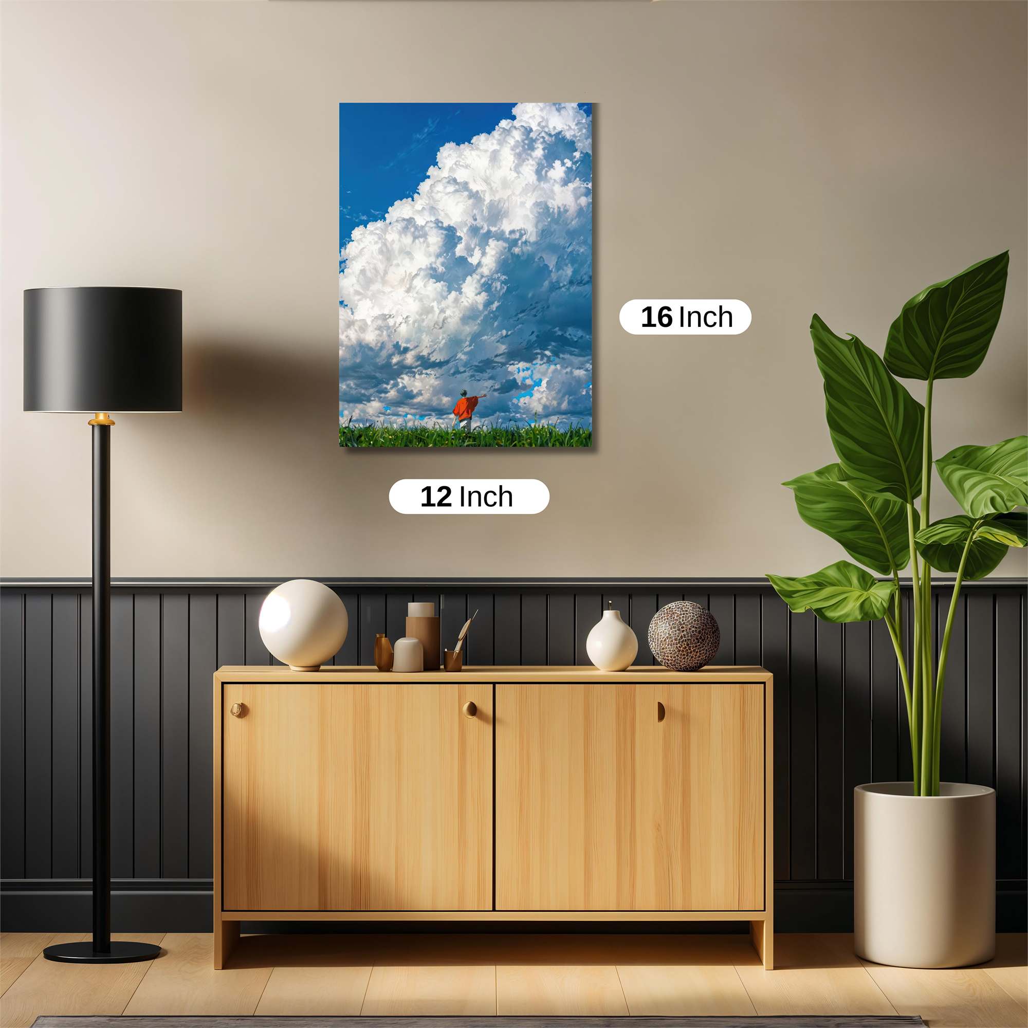 Clouds Serenity Safe Wall Magnetic / M