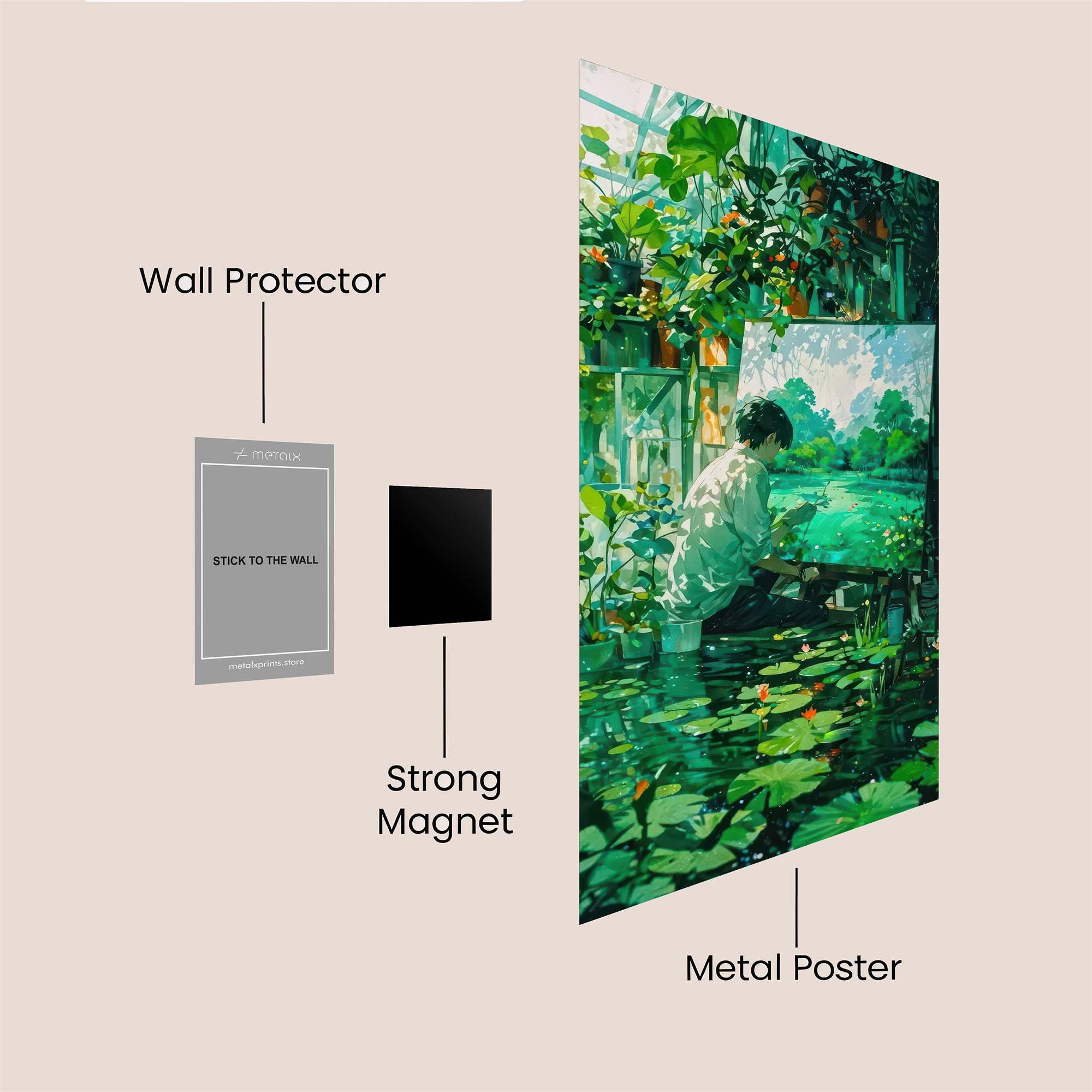 Artist's Oasis Safe Wall Magnetic / M