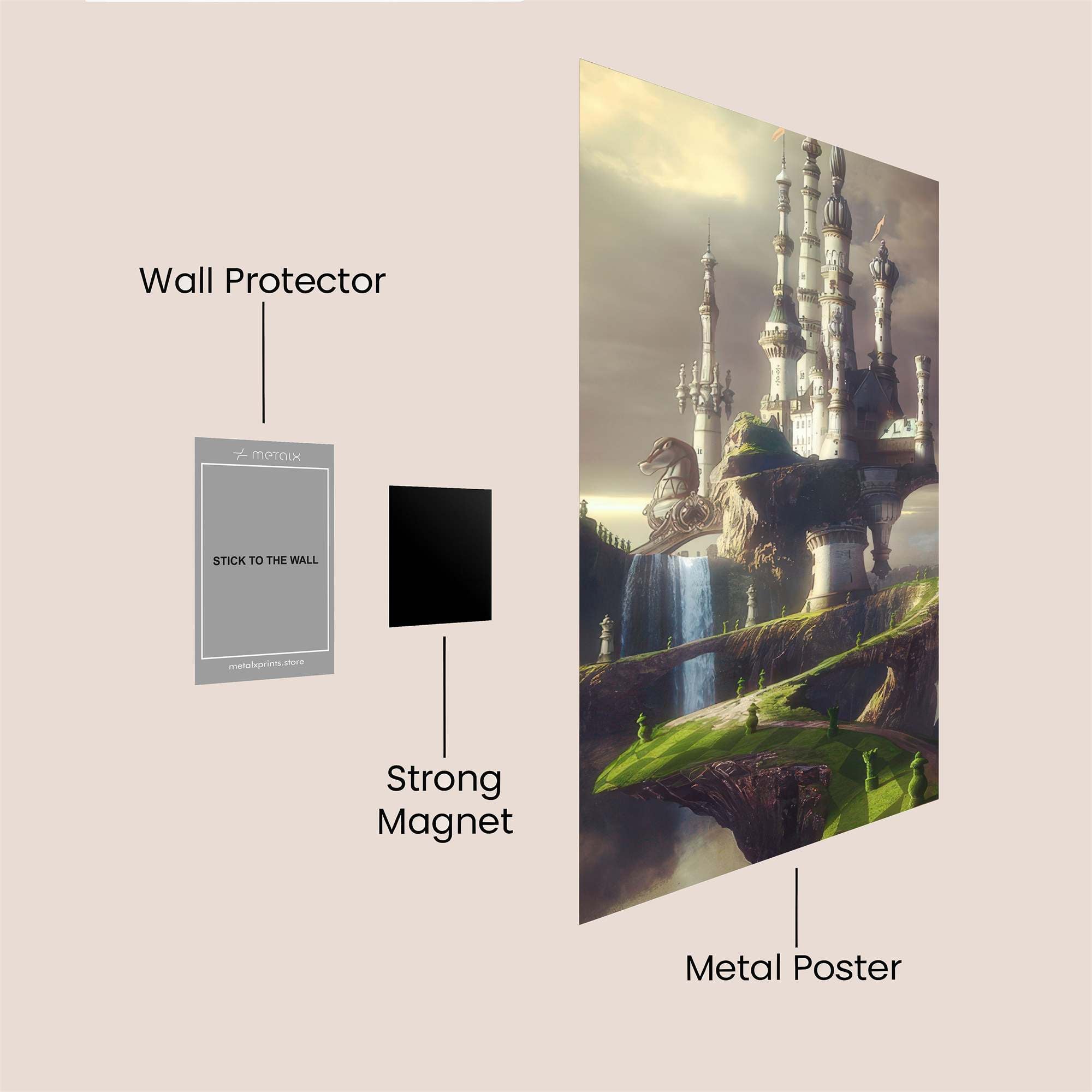 Castle Enigma Safe Wall Magnetic / M