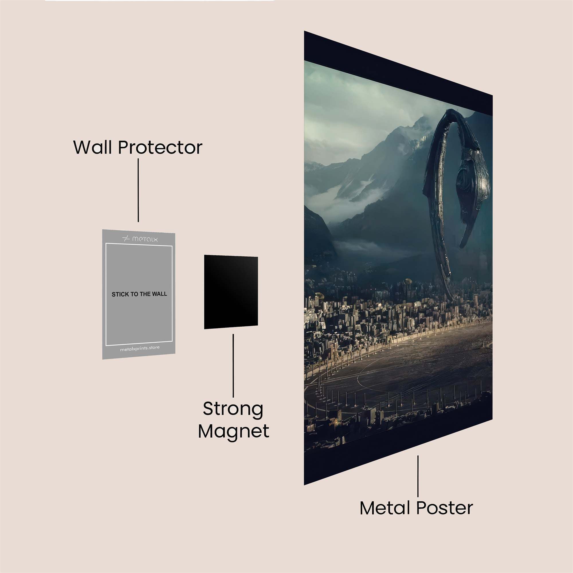Arrival Enigmatic Safe Wall Magnetic / M