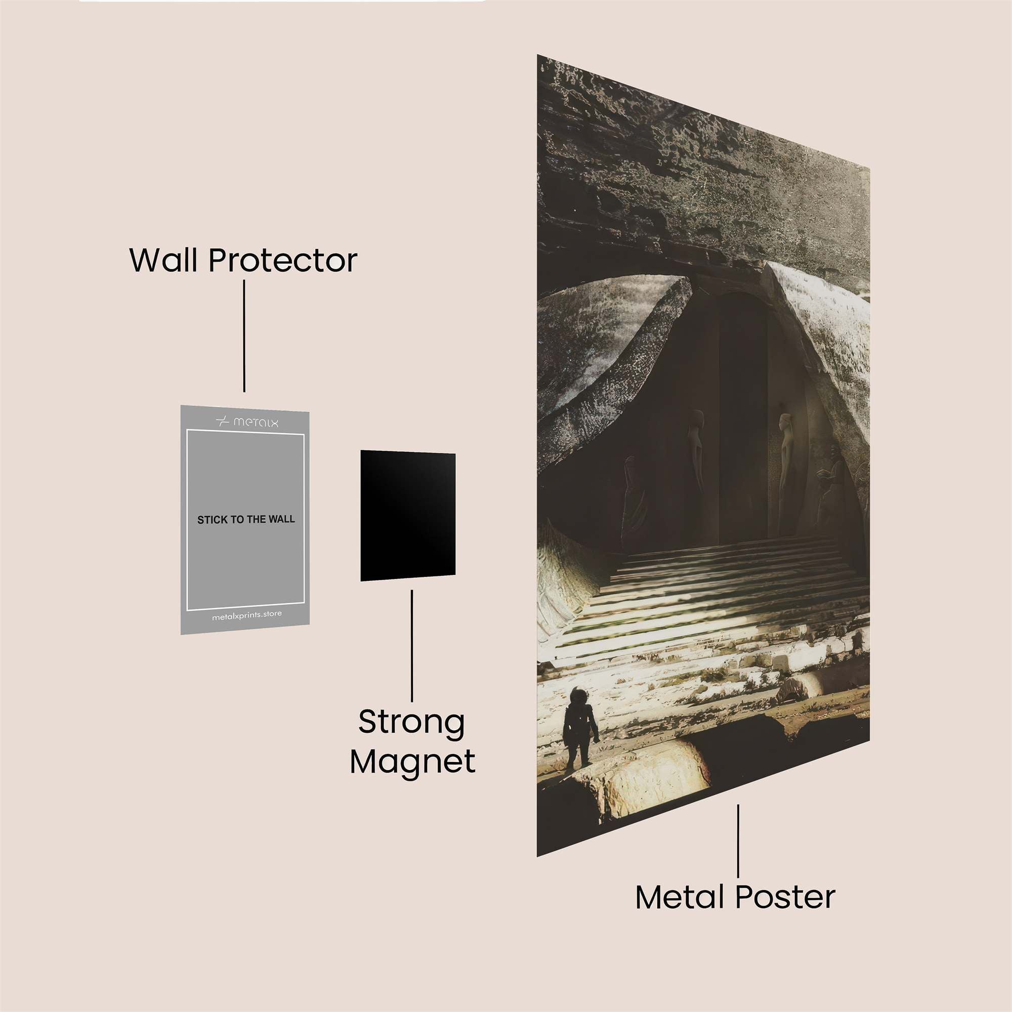 Demogorgon Dawn Safe Wall Magnetic / M