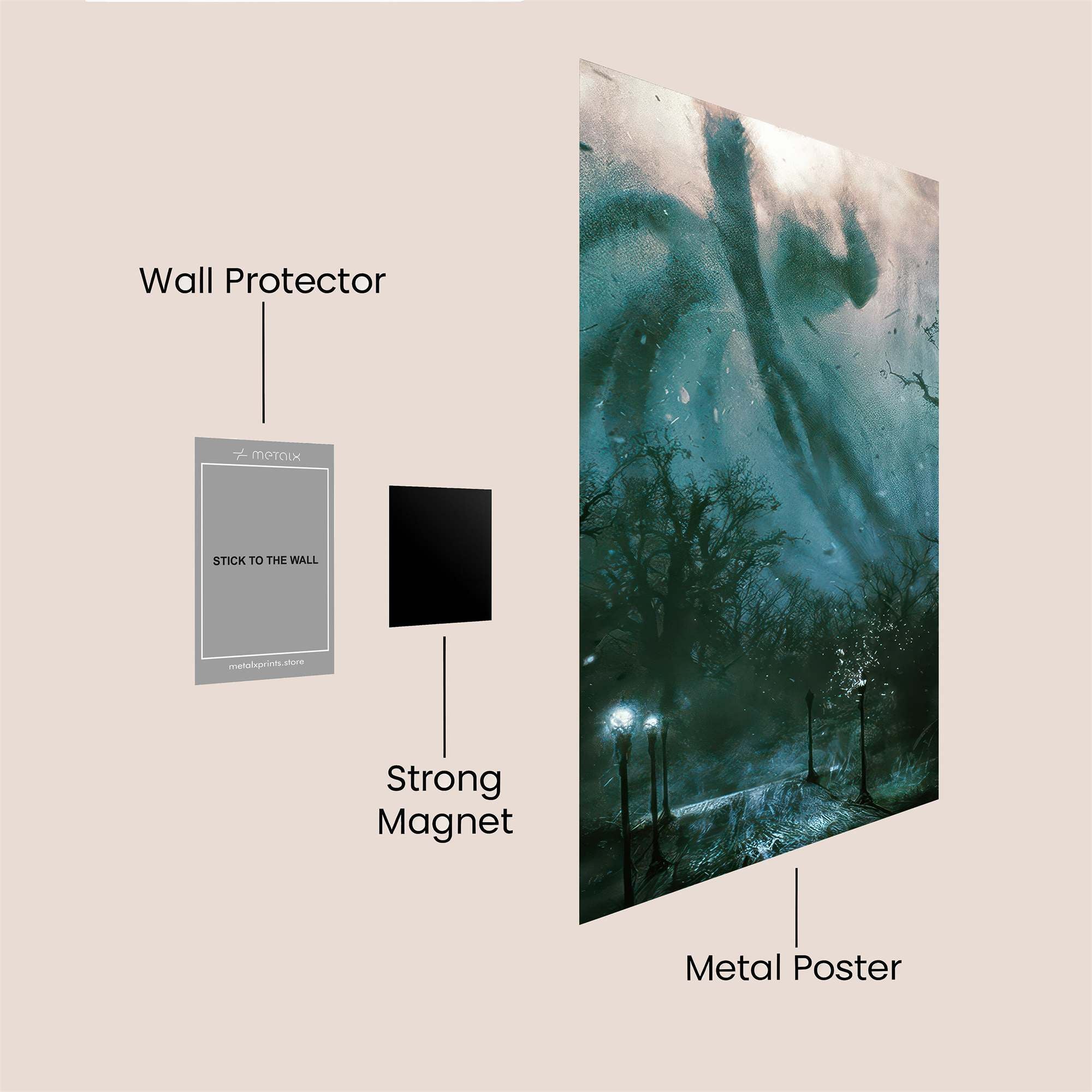 Cthulhu Eerie Safe Wall Magnetic / M