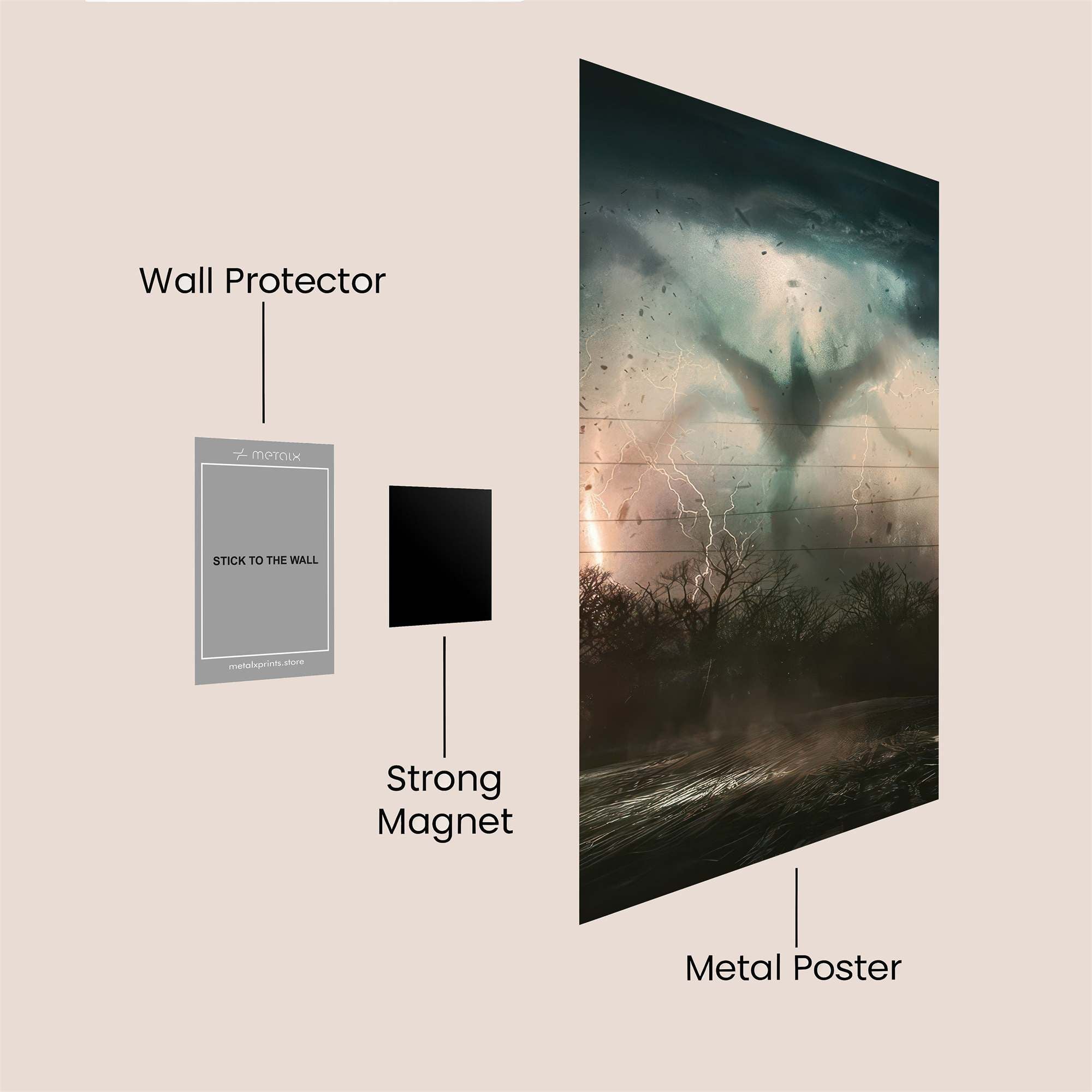 Sherlock Pensive Safe Wall Magnetic / M