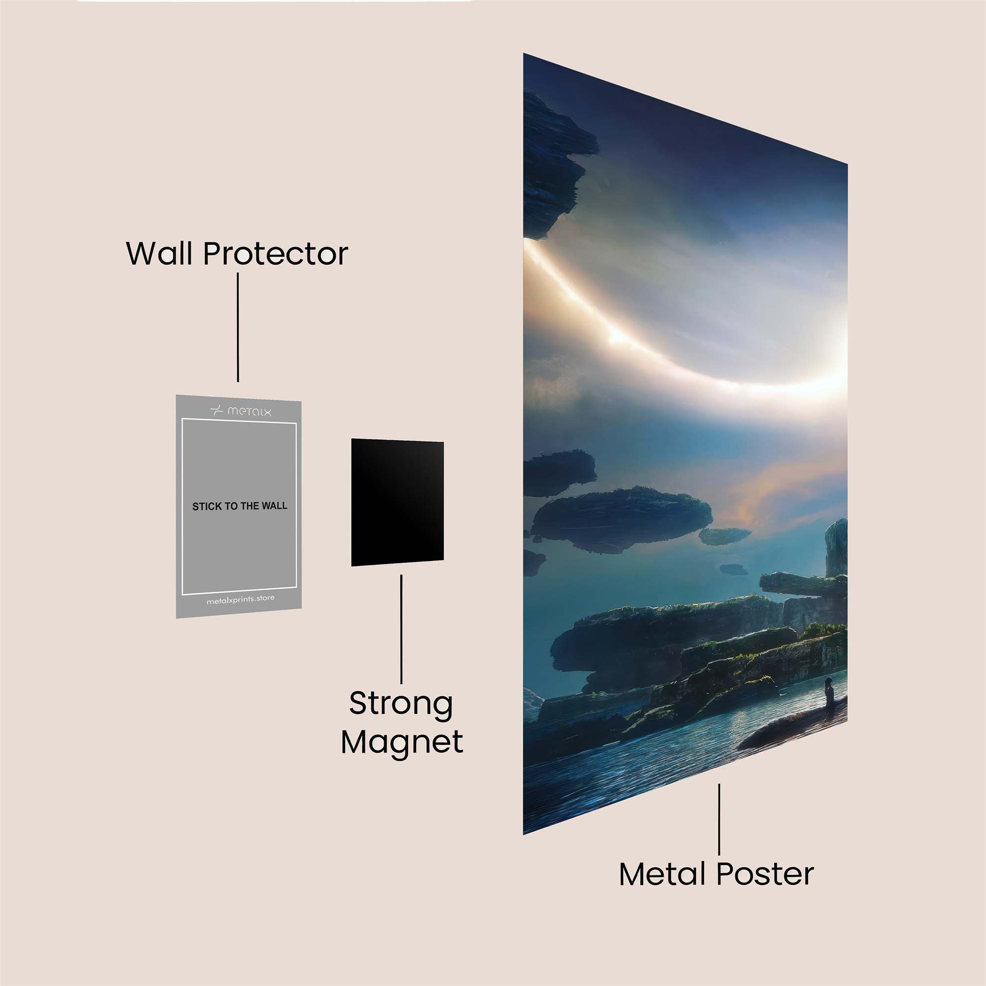 Eclipse Serenity Safe Wall Magnetic / M