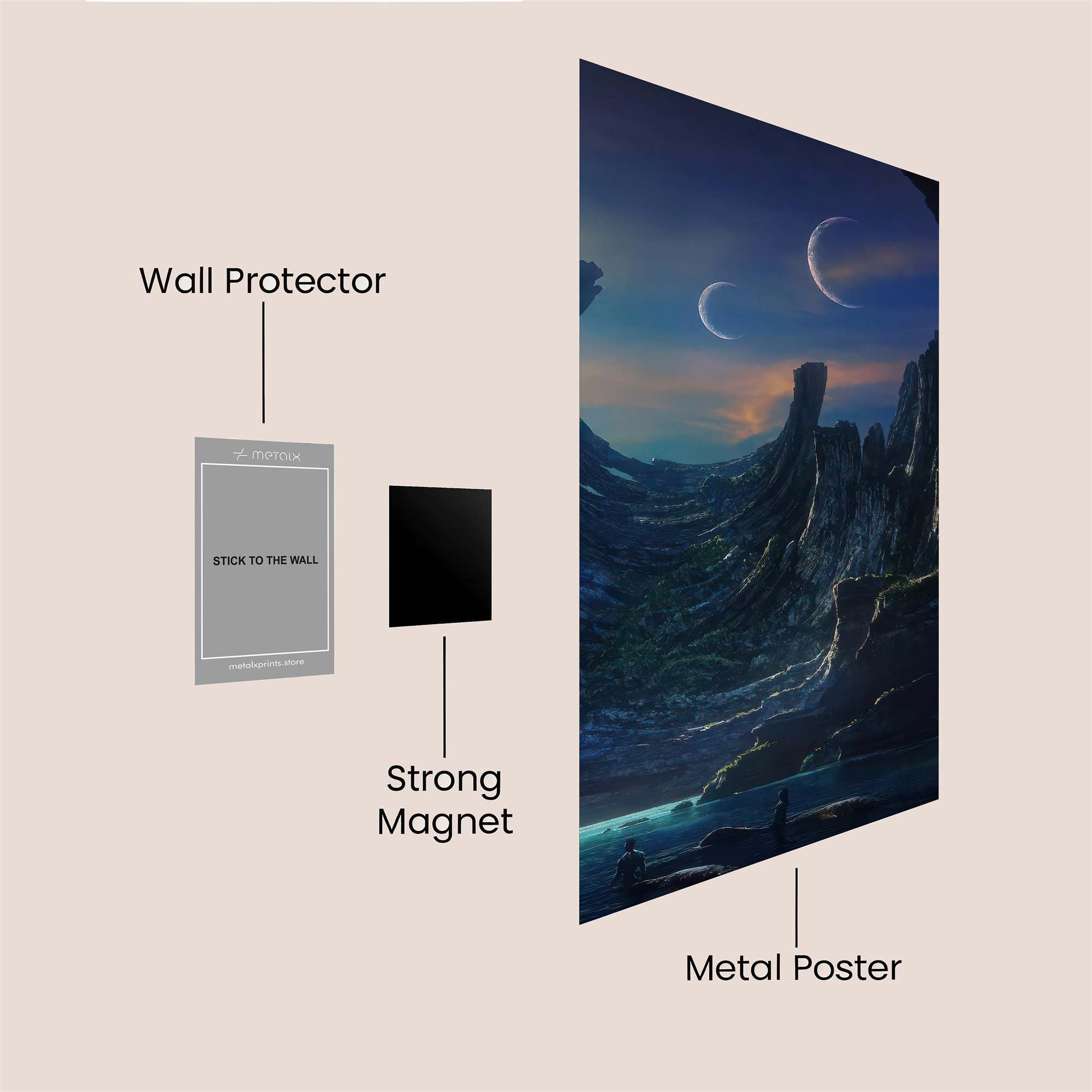 Alien Tranquility Safe Wall Magnetic / M