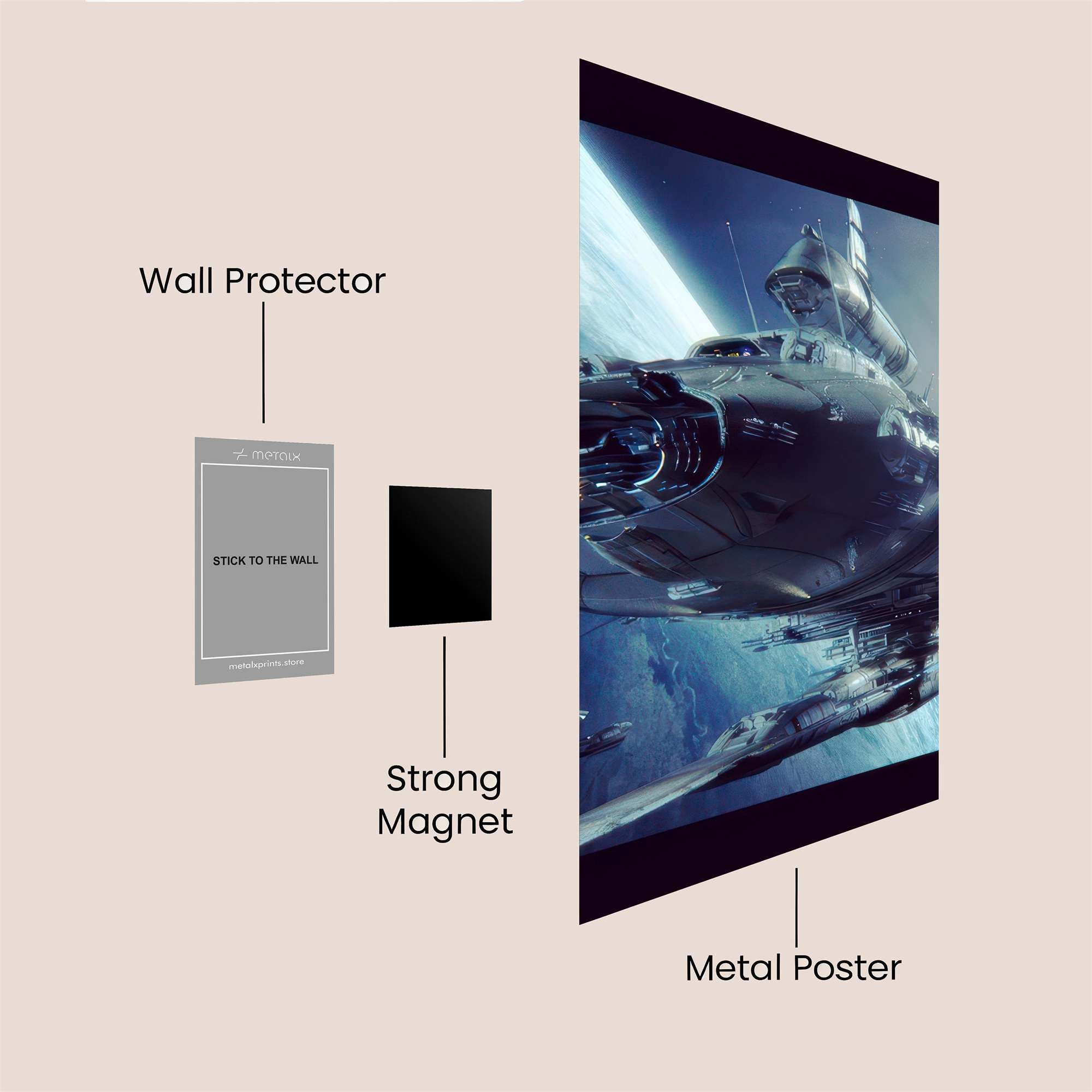 Nebula Voyager Safe Wall Magnetic / M