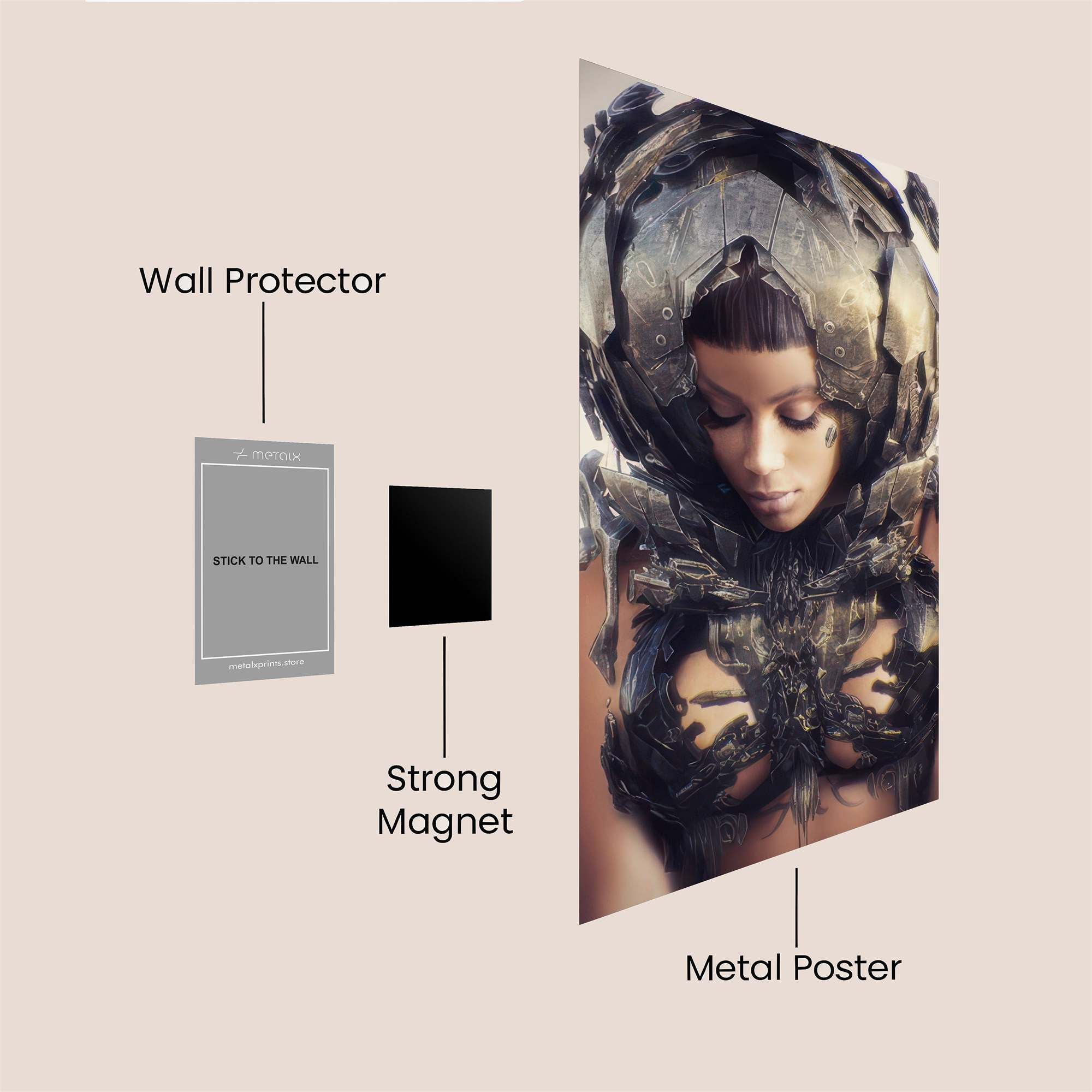 Goddess Enigma Safe Wall Magnetic / M